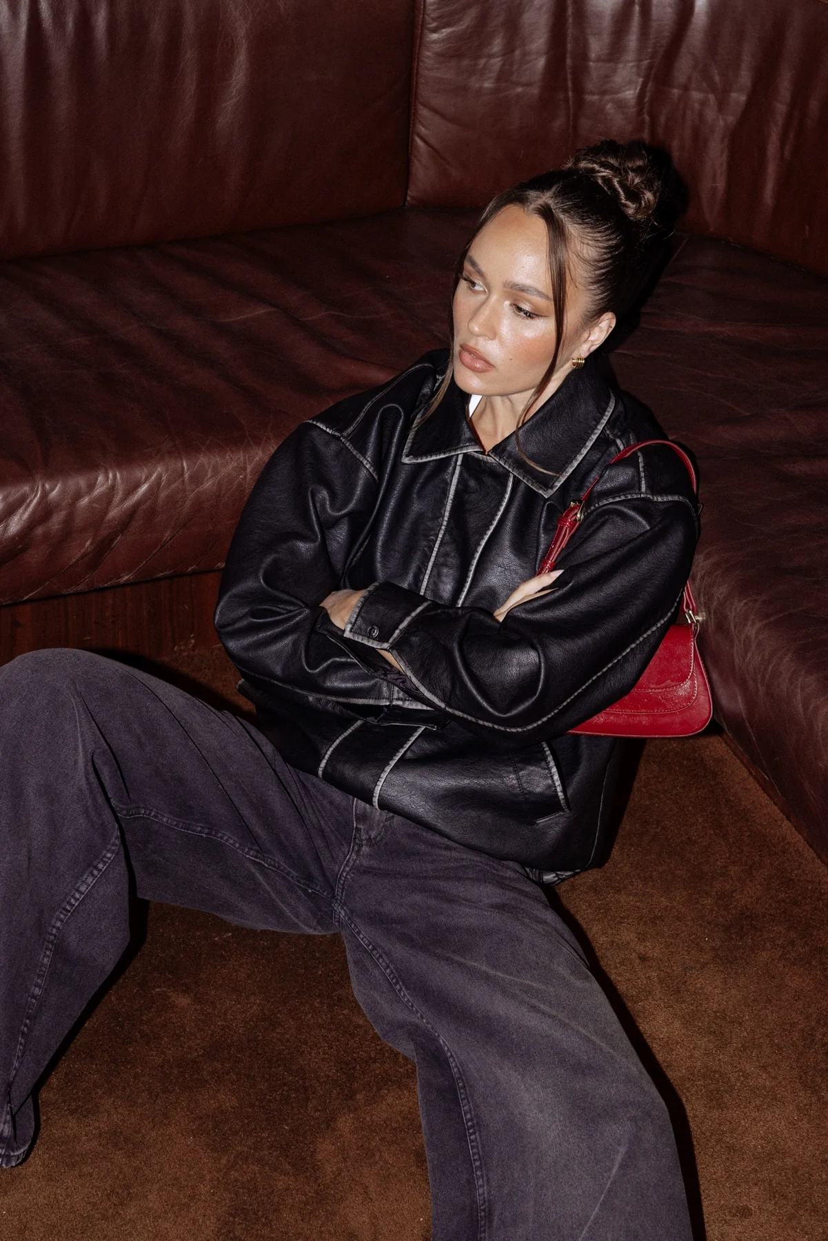 Perfect Stranger Washed Maxx Bomber Black - Image 5