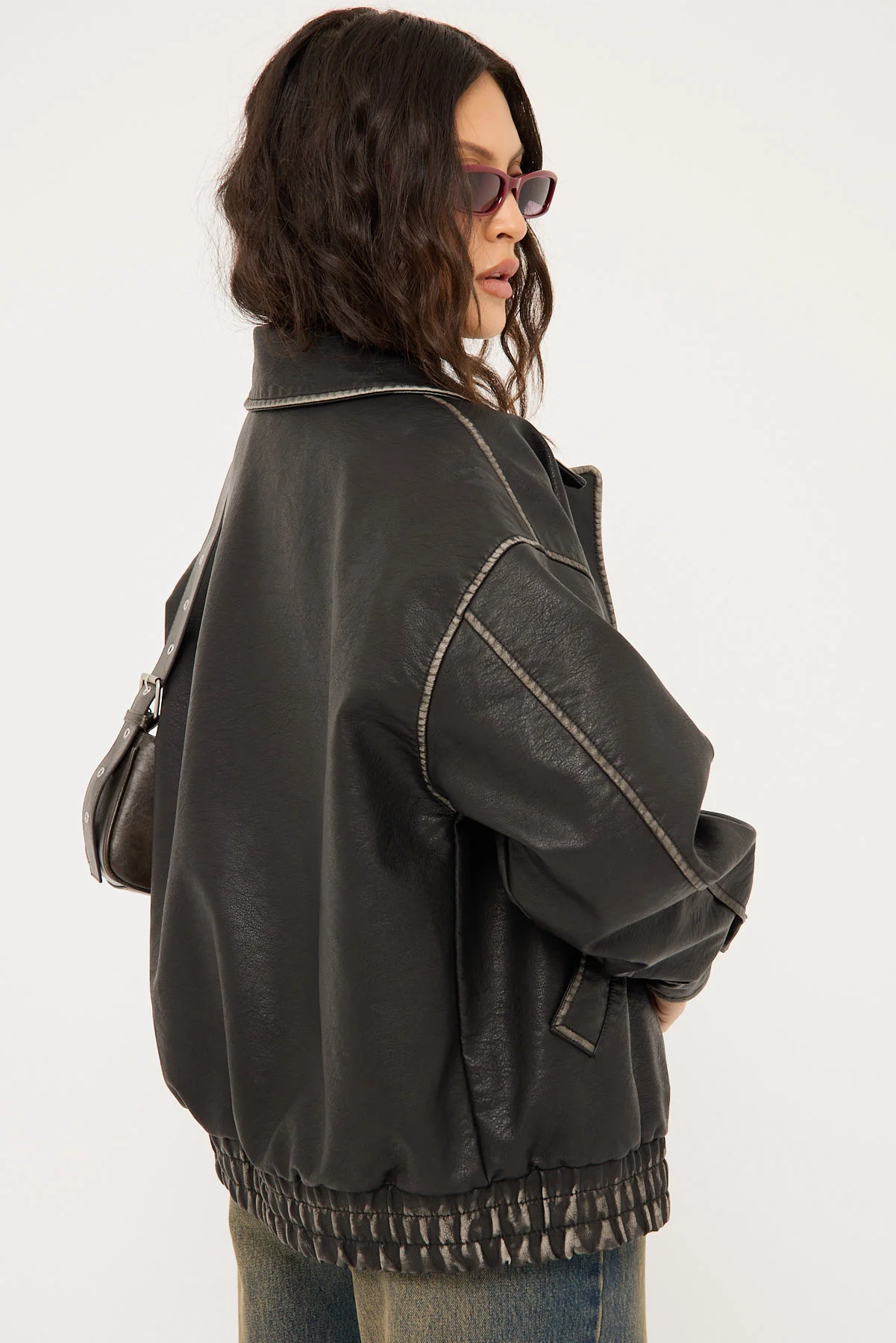 Perfect Stranger Washed Maxx Bomber Black - Image 8