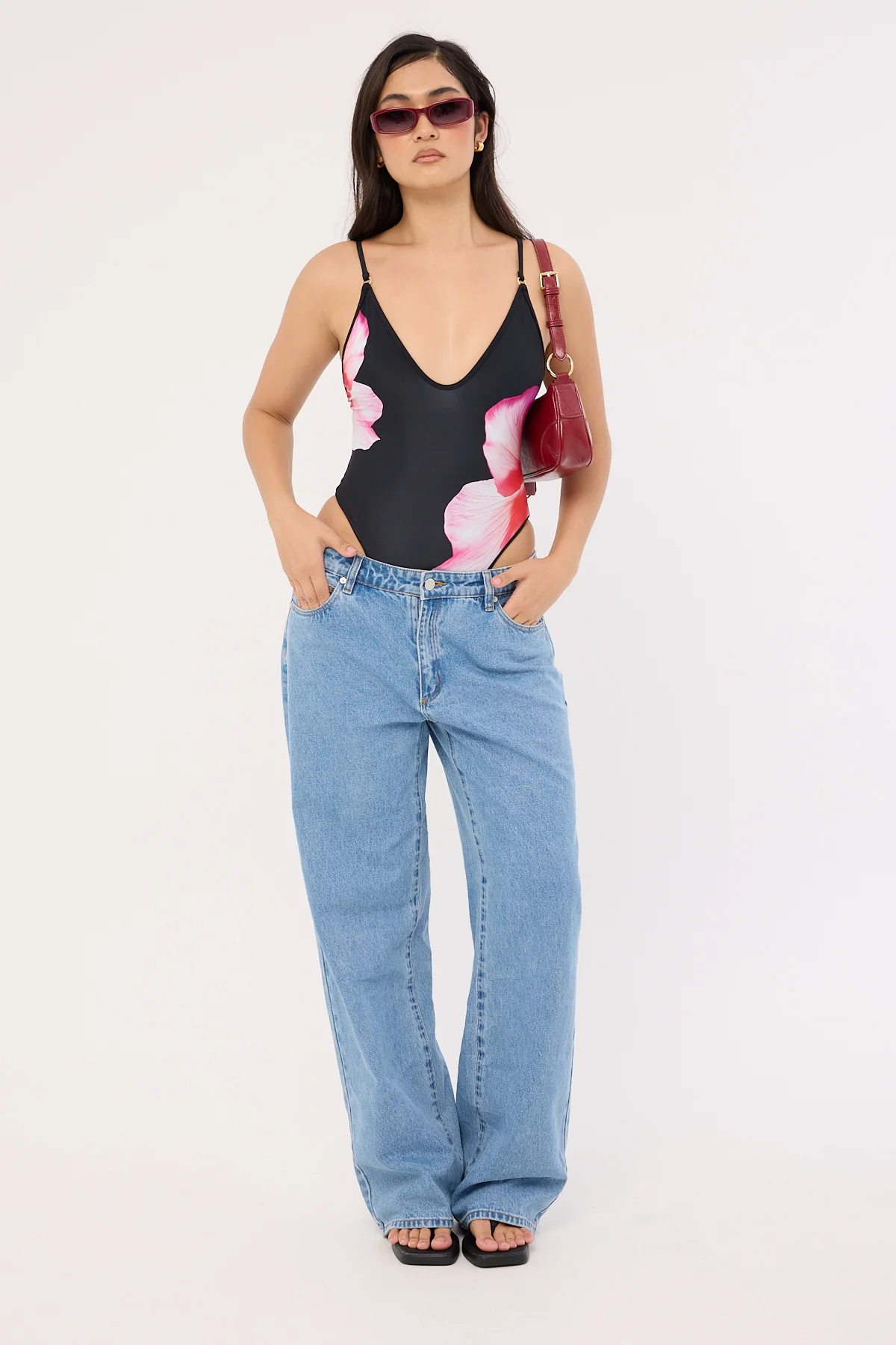 Perfect Stranger Zimi Flower One Piece Black - Image 2