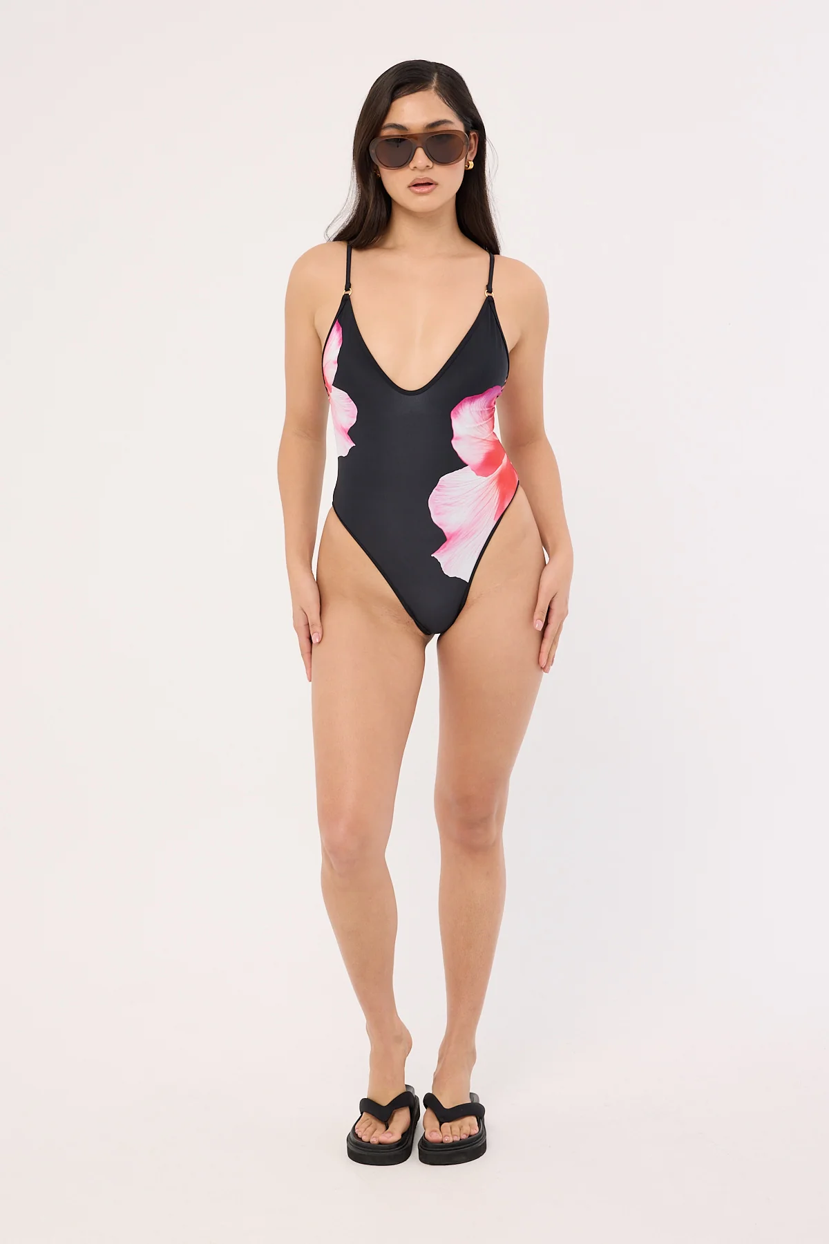 Perfect Stranger Zimi Flower One Piece Black - Image 3