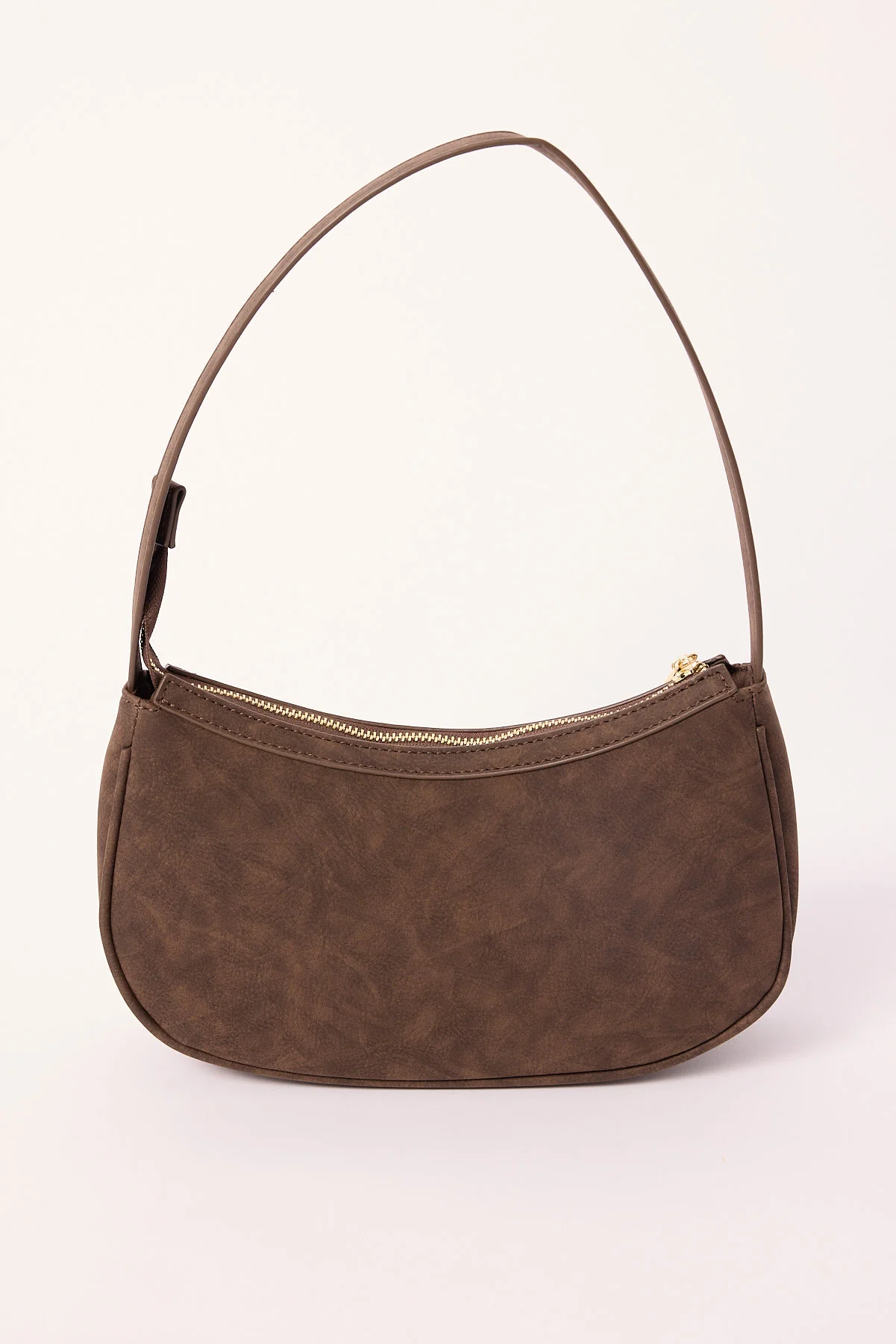Peta + Jain Dixie Chocolate Suede PU/Gold - Image 3