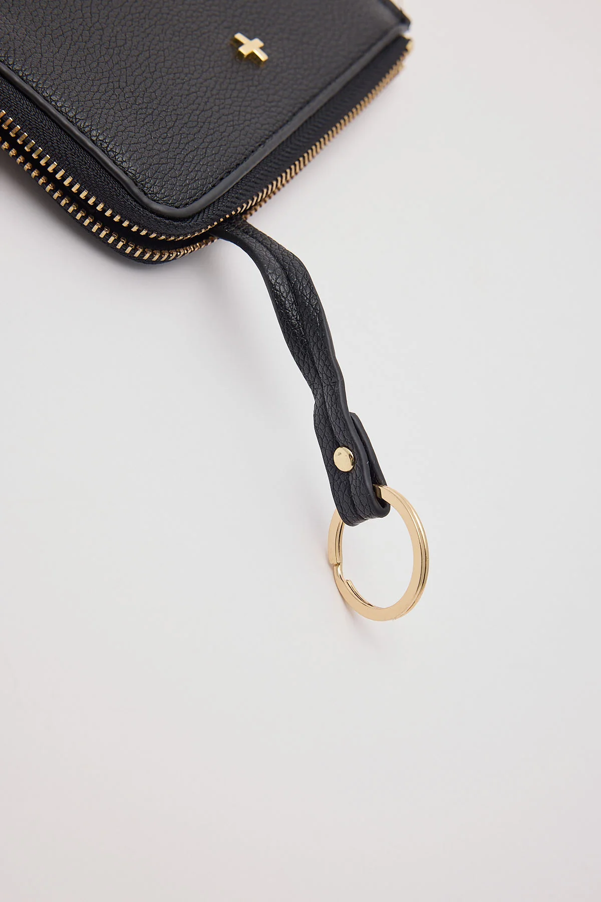 Peta + Jain Fitz Cardholer Black Pebble/Gold - Image 4