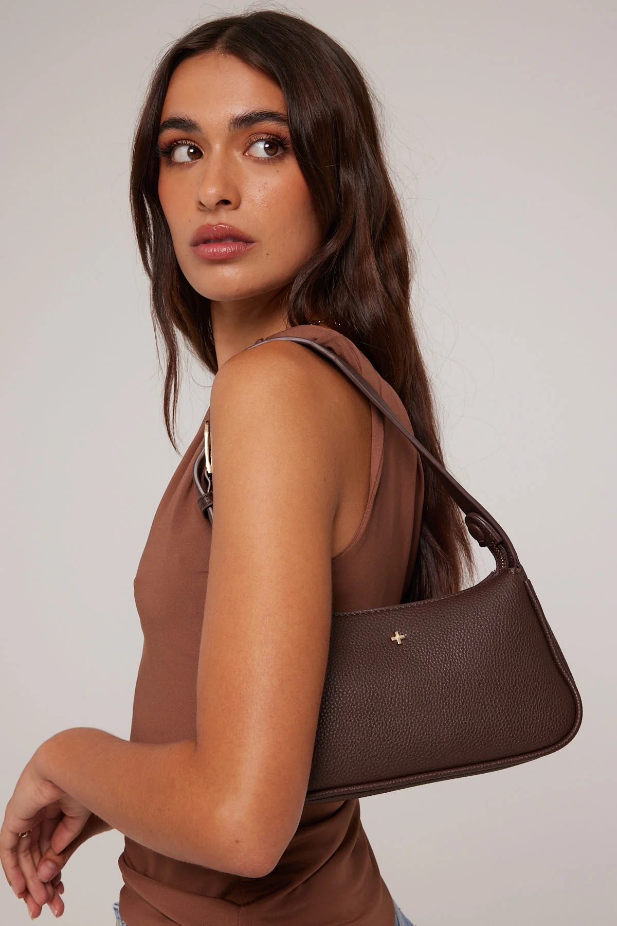 Peta + Jain Gabi Choc Pebble/Gold - Image 6