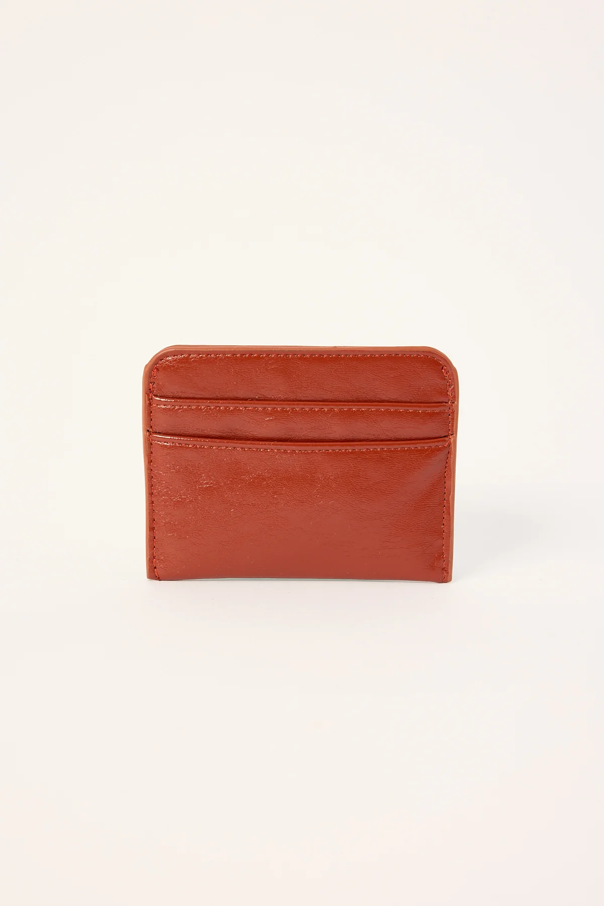 Peta + Jain Gia Cardholder Choc Crinkle/Gold - Image 2