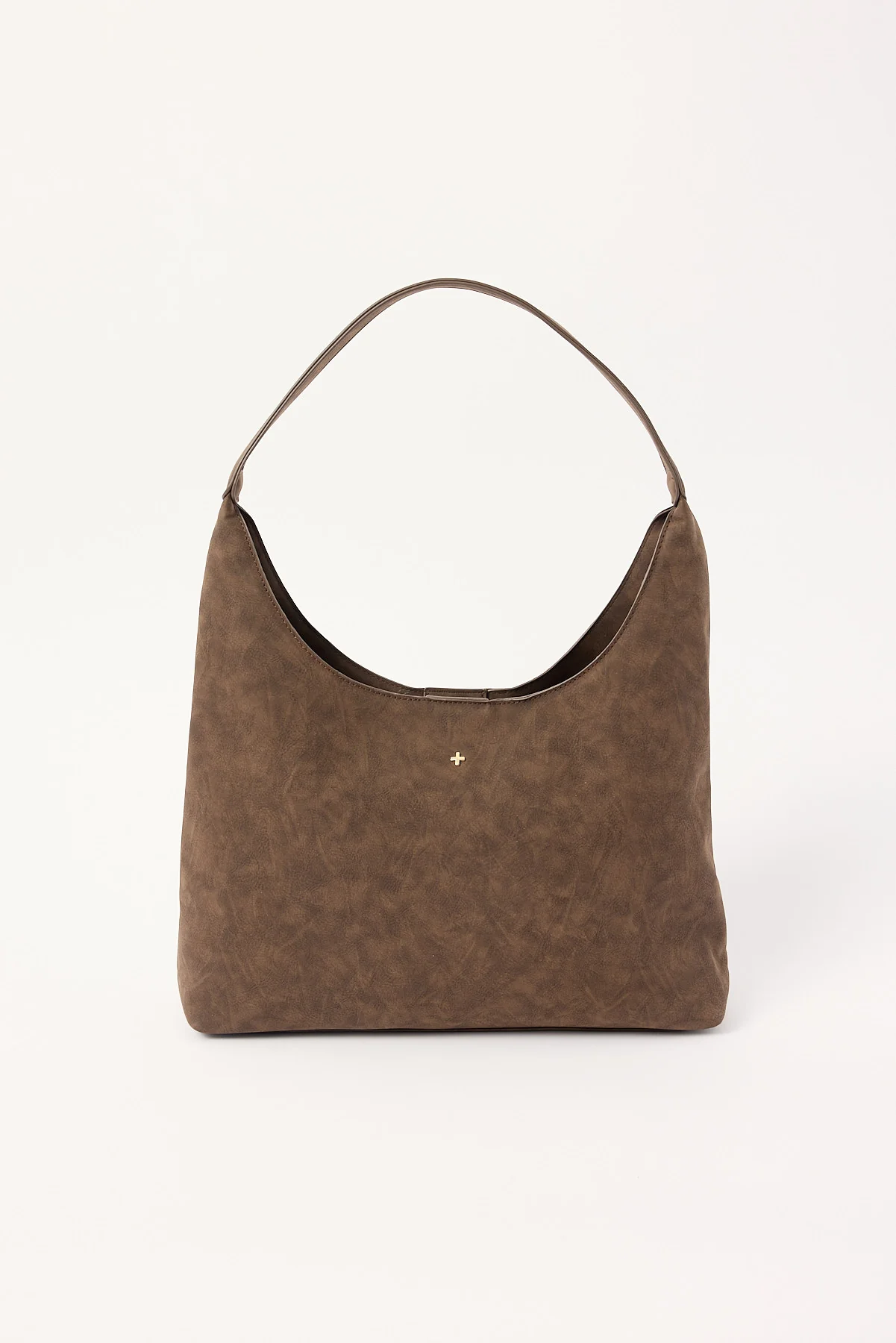 Peta + Jain Jami Tote Bag Choc Suede PU