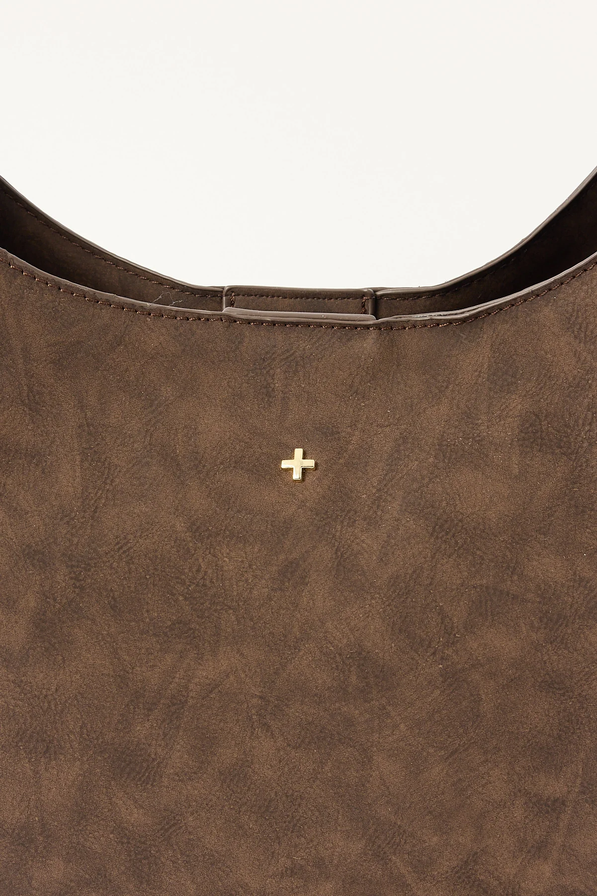 Peta + Jain Jami Tote Bag Choc Suede PU - Image 2
