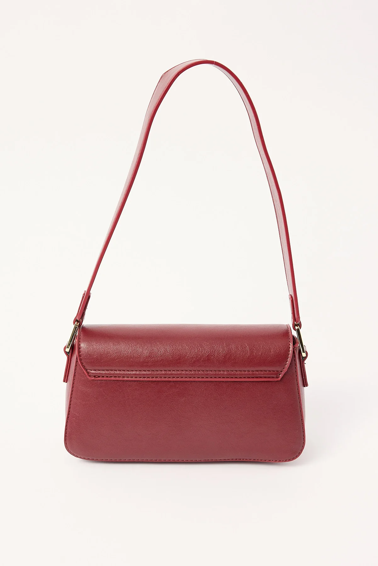 Peta + Jain Jocelyn Shoulder Bag Burgundy PU - Image 3