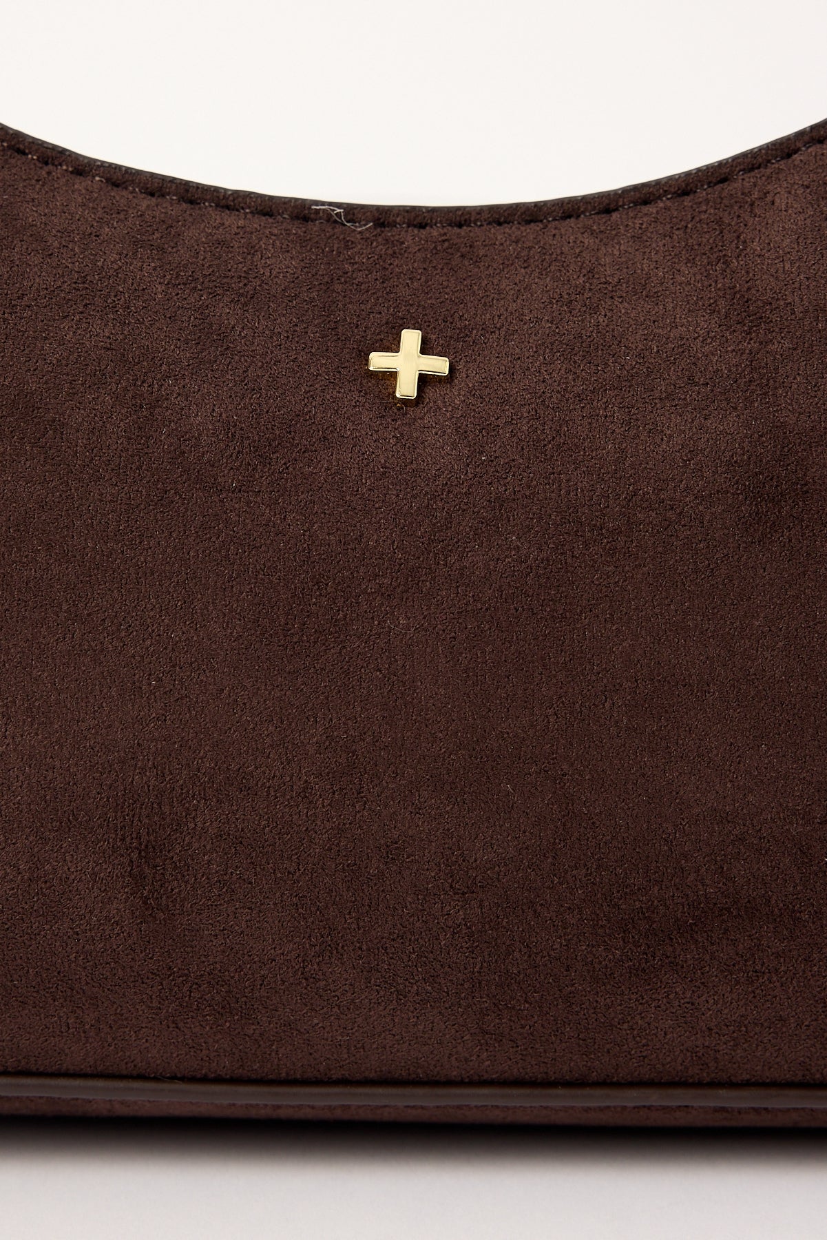 Peta + Jain Josee Espresso Suede/Gold - Image 3