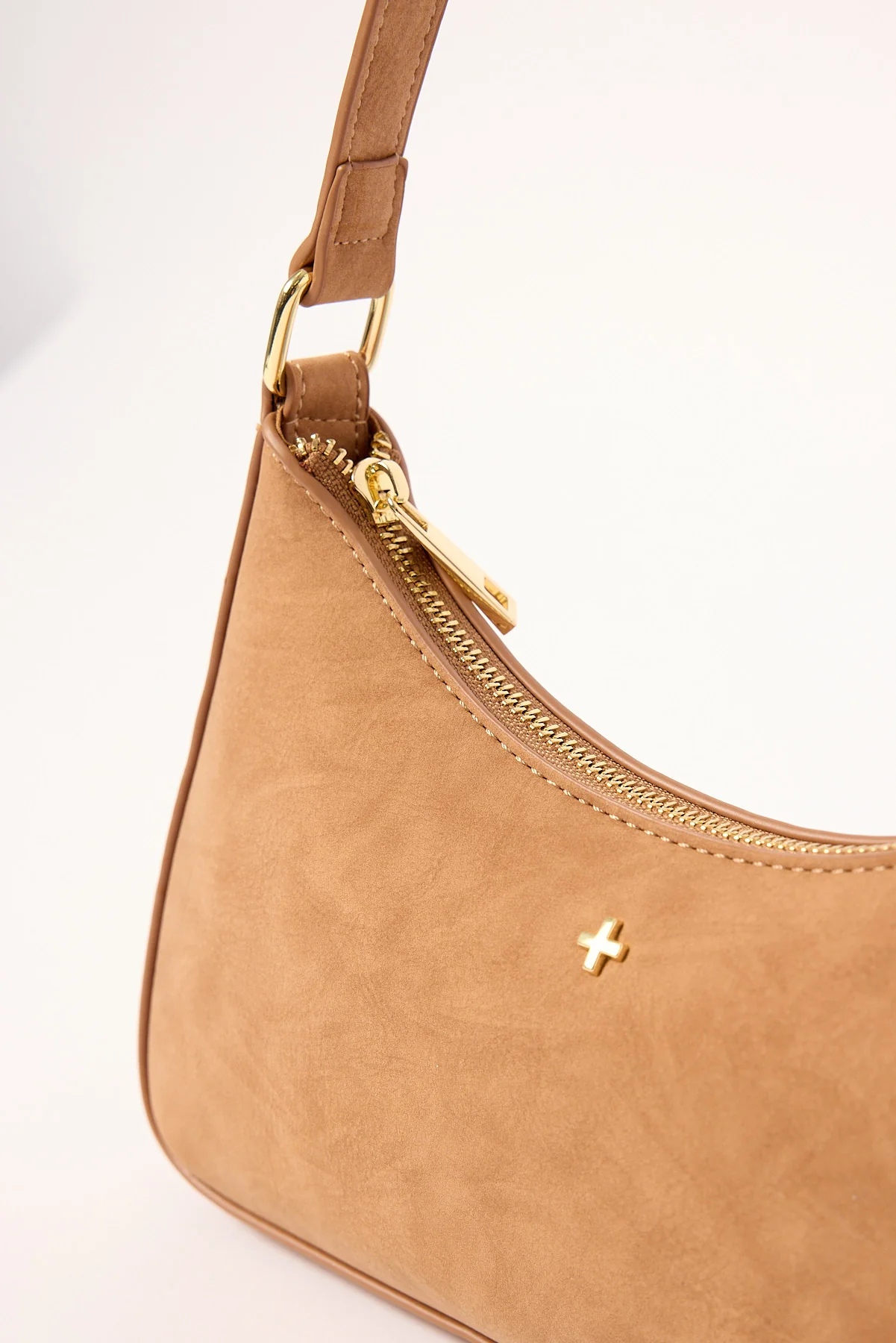 Peta + Jain Josee Tan Faux Suede/Gold - Image 2