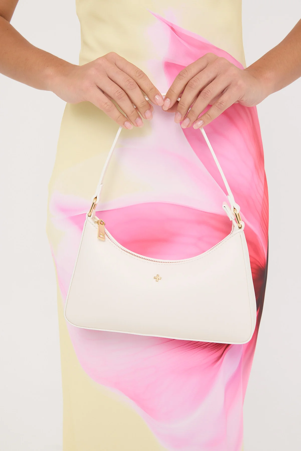Peta + Jain Josee White Smooth/Gold - Image 4