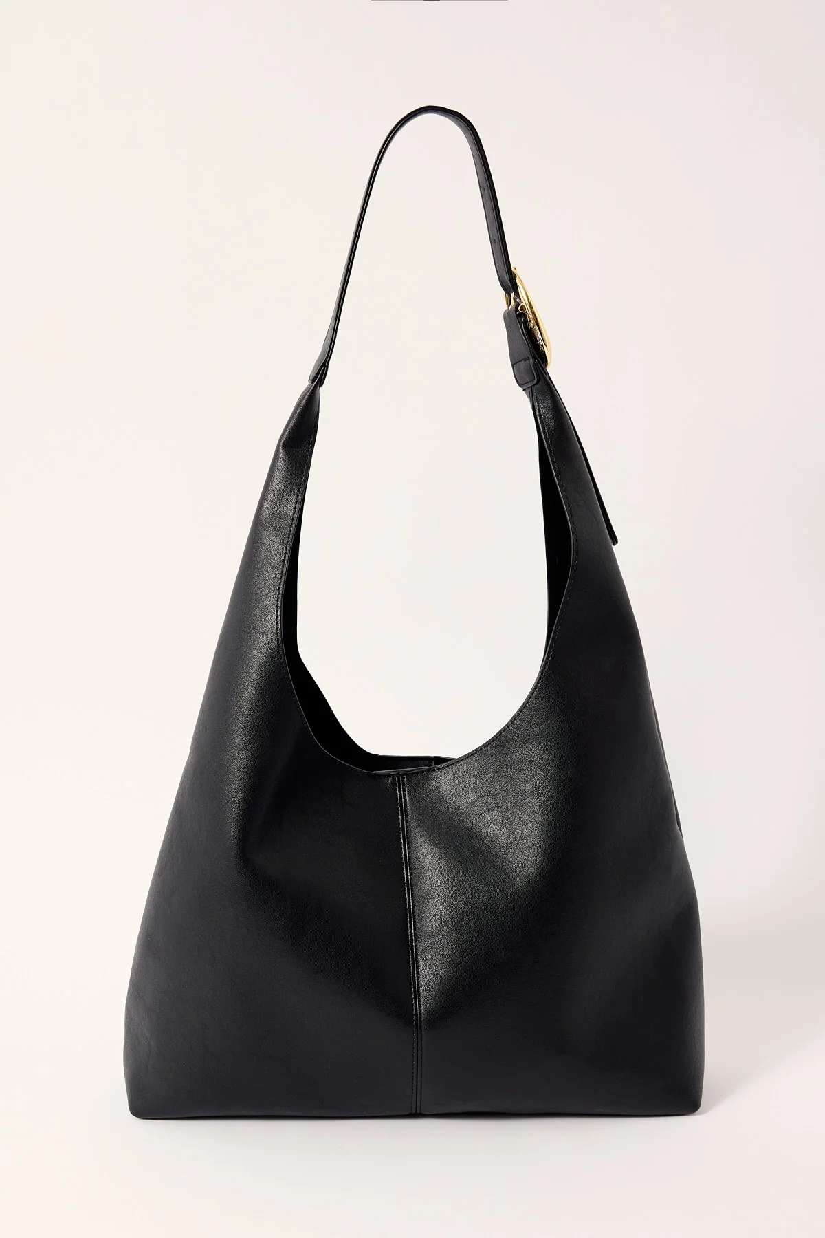Peta + Jain KISMET HOBO BAG WITH POUCH Grainy Black - Image 3