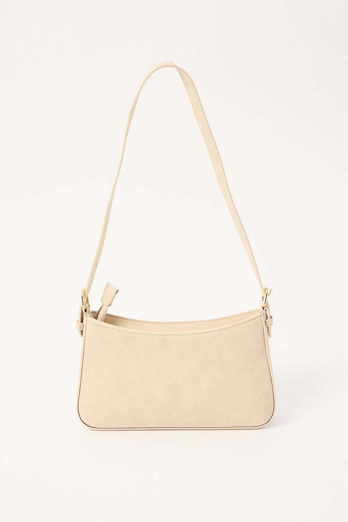 Peta + Jain Lilu Shoulder Bag Beige Suede PU - Image 3
