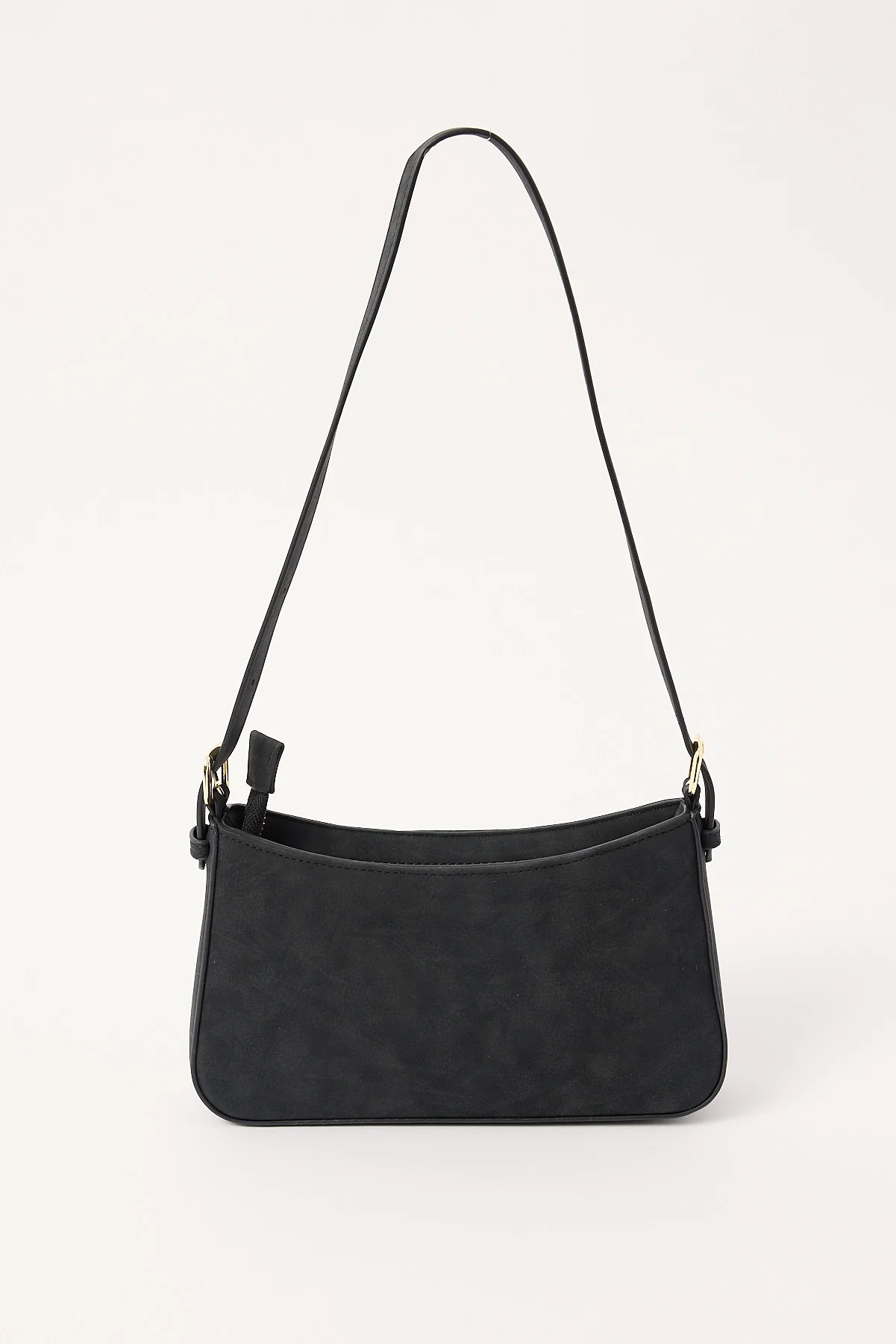 Peta + Jain Lilu Shoulder Bag Black Suede PU - Image 3