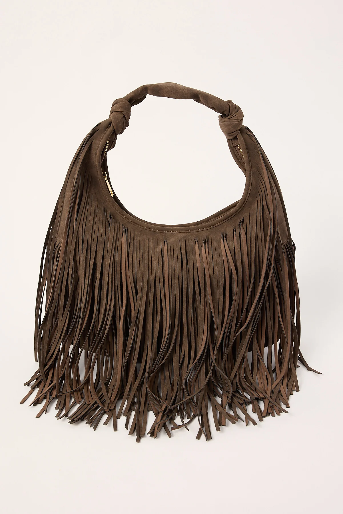 Peta + Jain Moss Brown Suede PU/Gold - Image 2