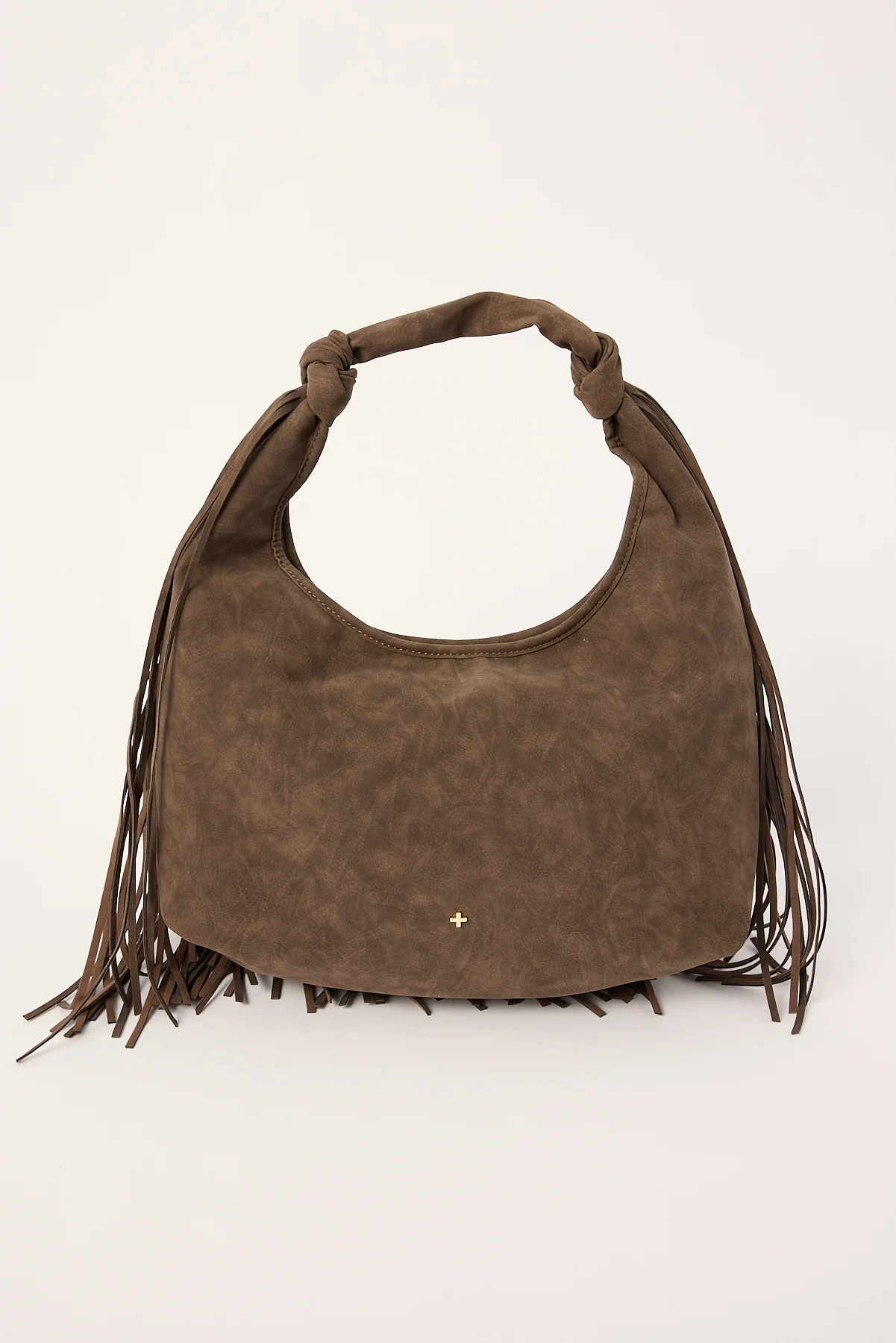 Peta + Jain Moss Brown Suede PU/Gold - Image 3