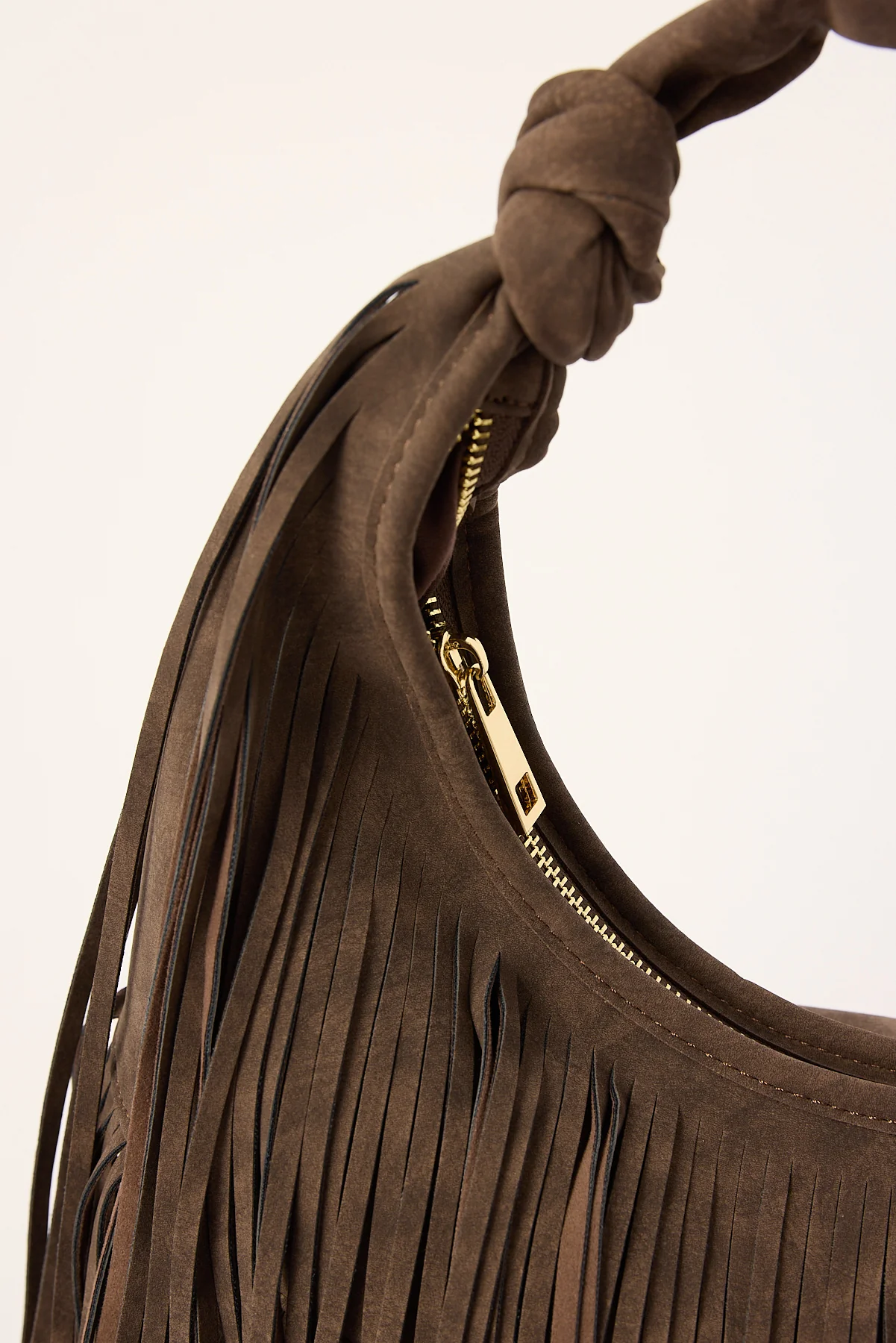 Peta + Jain Moss Brown Suede PU/Gold - Image 5