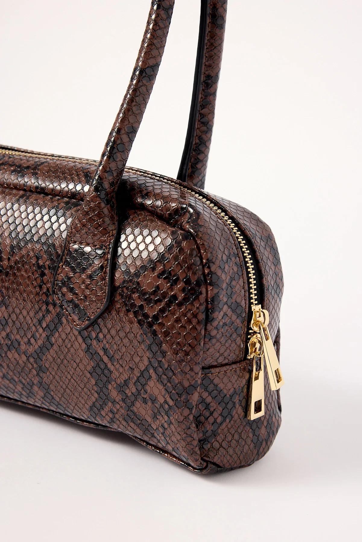 Peta + Jain Nyota Chocolate Snake PU/Gold - Image 3