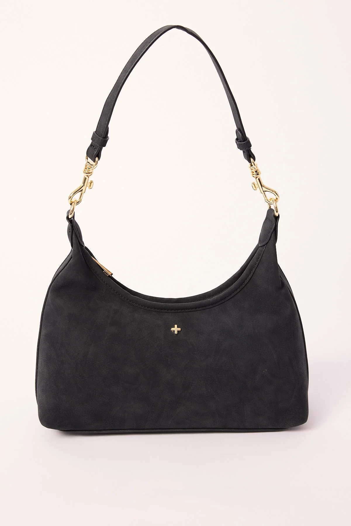 Peta + Jain Peach Black Suede PU/Gold