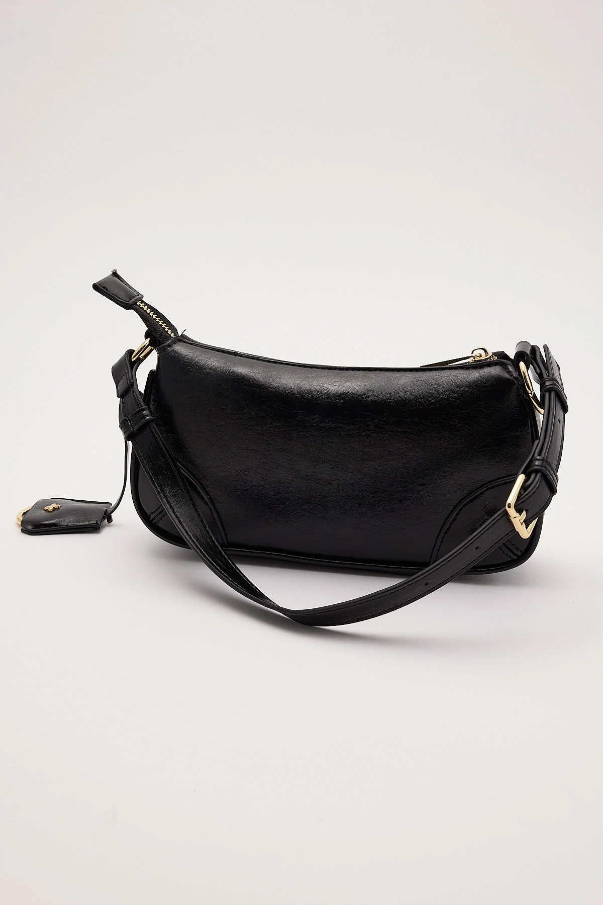 Peta + Jain Regina Black Crinkle/Gold - Image 4