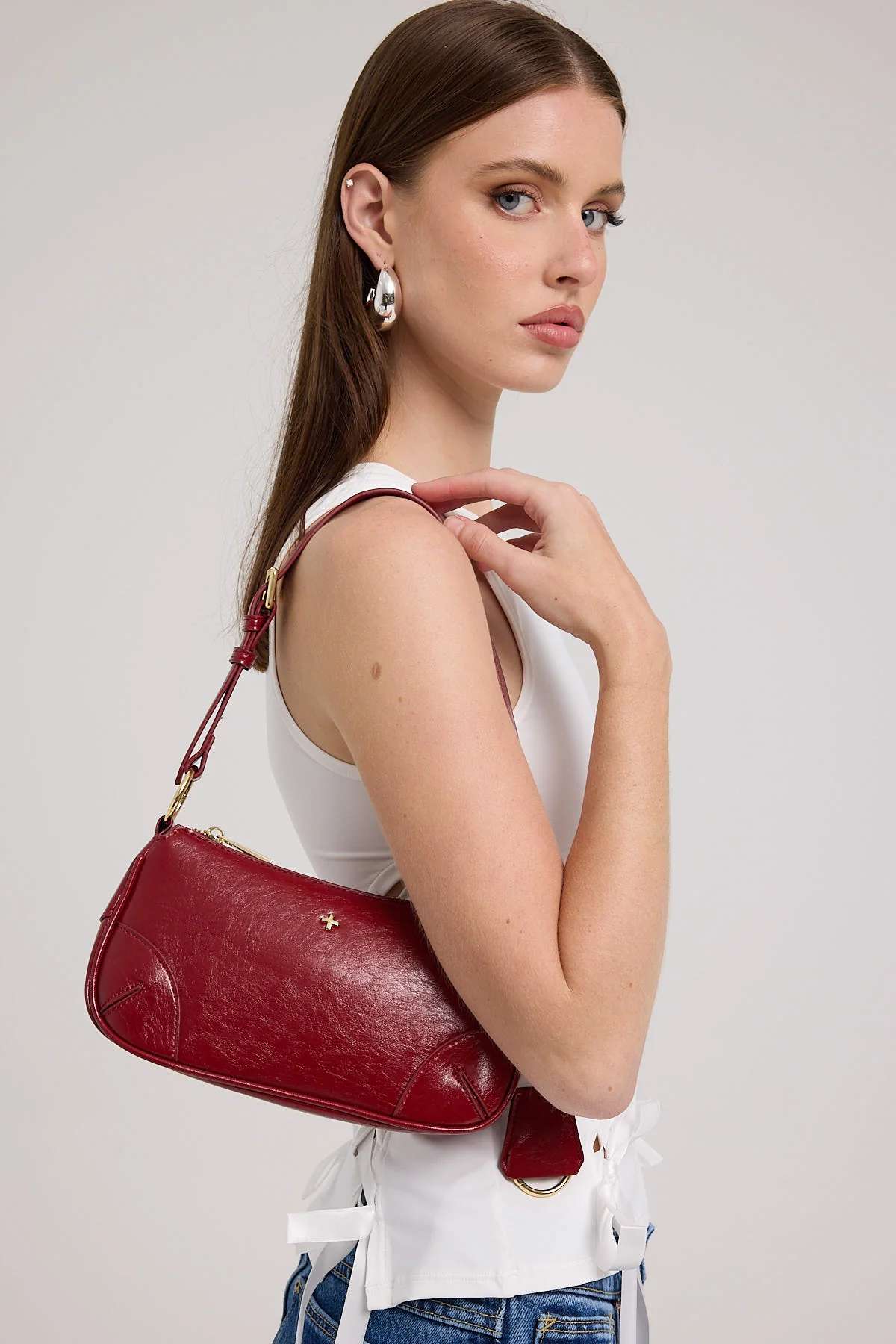 Peta + Jain Regina Cherry Crinkle/Gold - Image 5