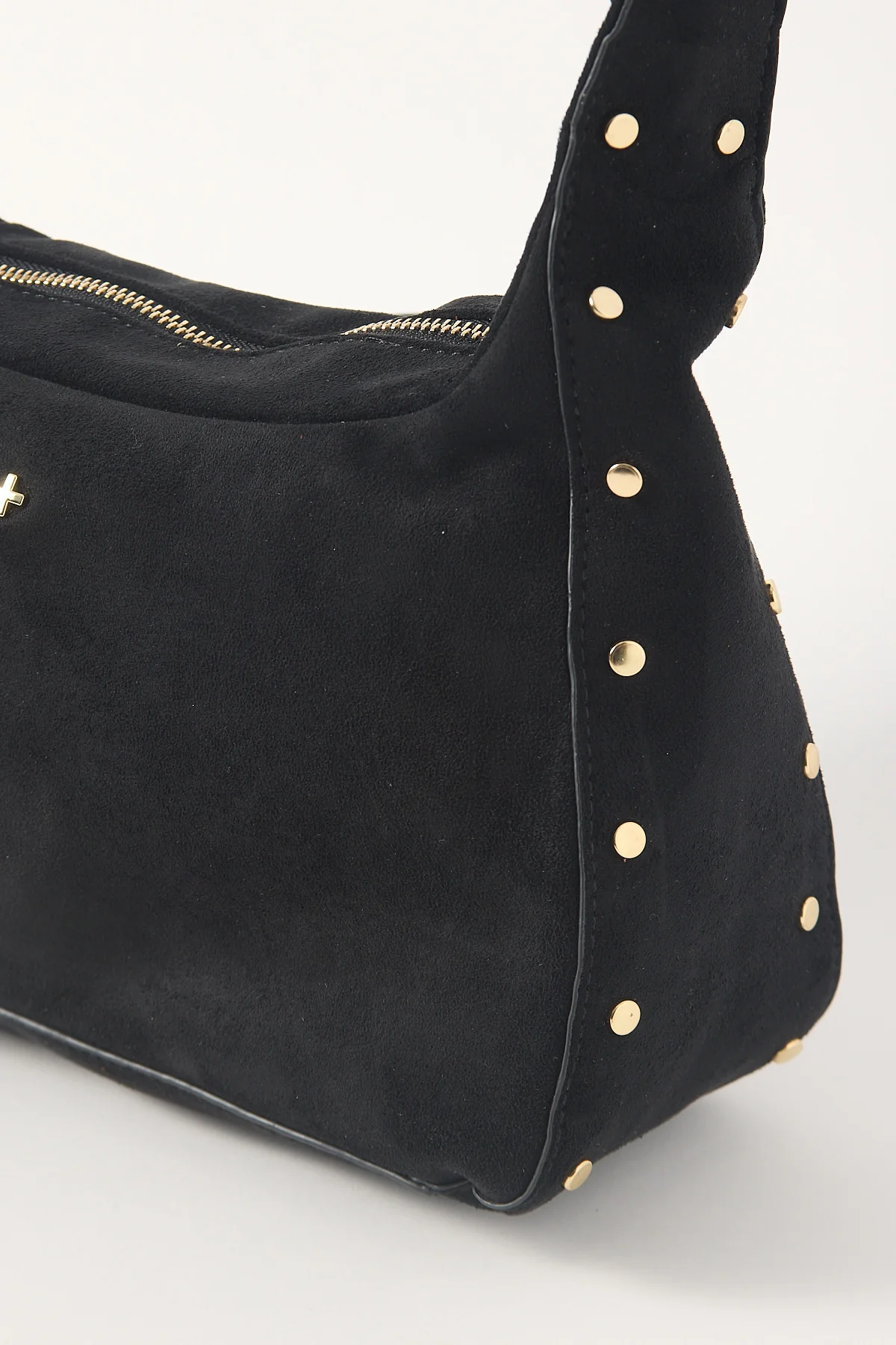 Peta + Jain Soho Black Suede PU/Gold - Image 3