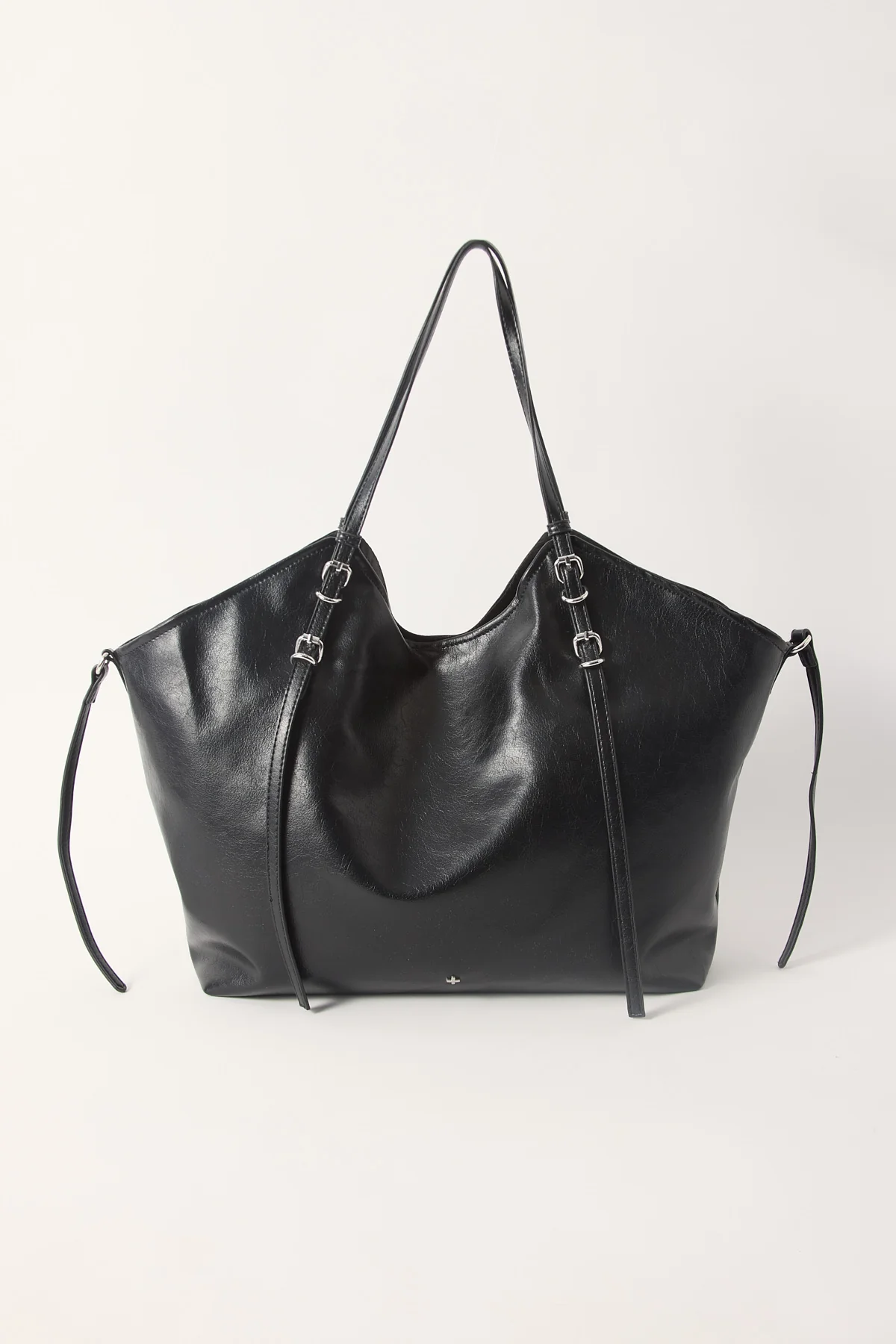 Peta + Jain Steffy Black Crinkle/Silver - Image 2