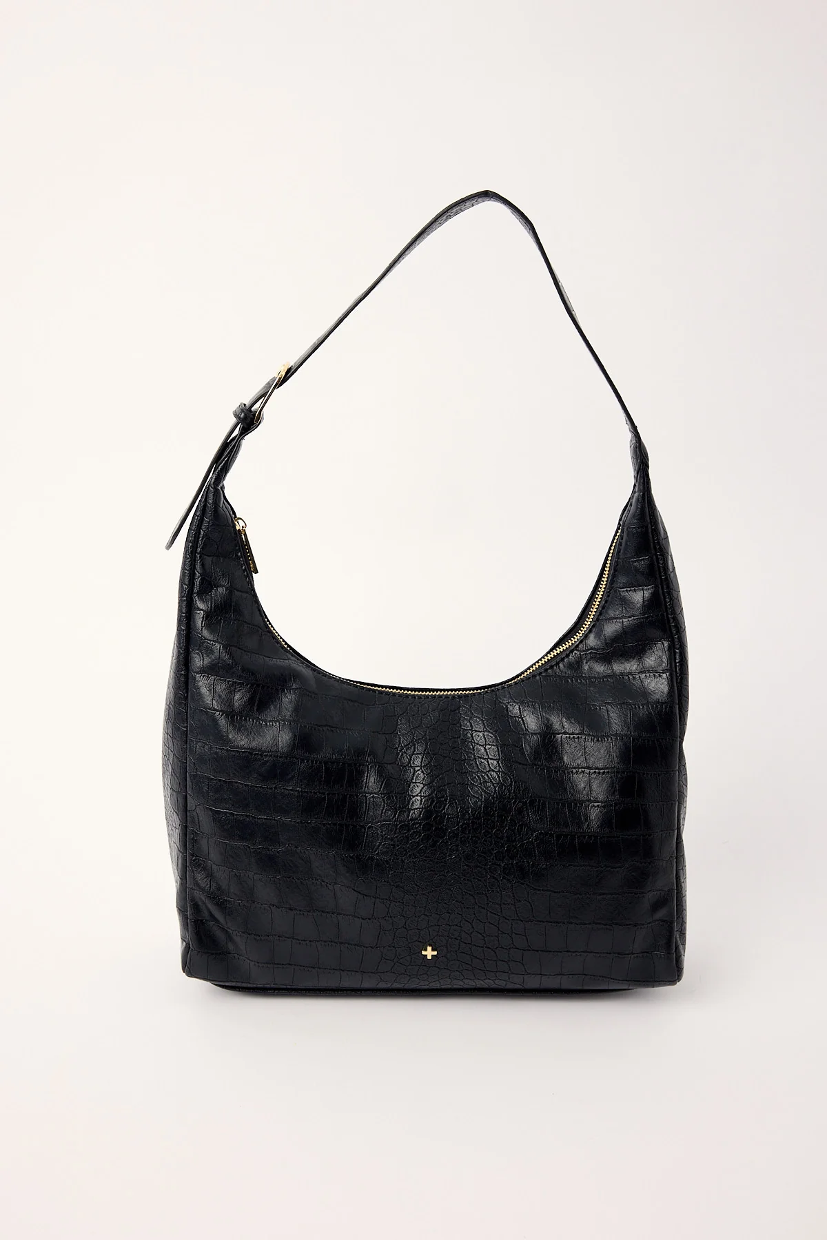 Peta + Jain Tribeca Black Croc PU