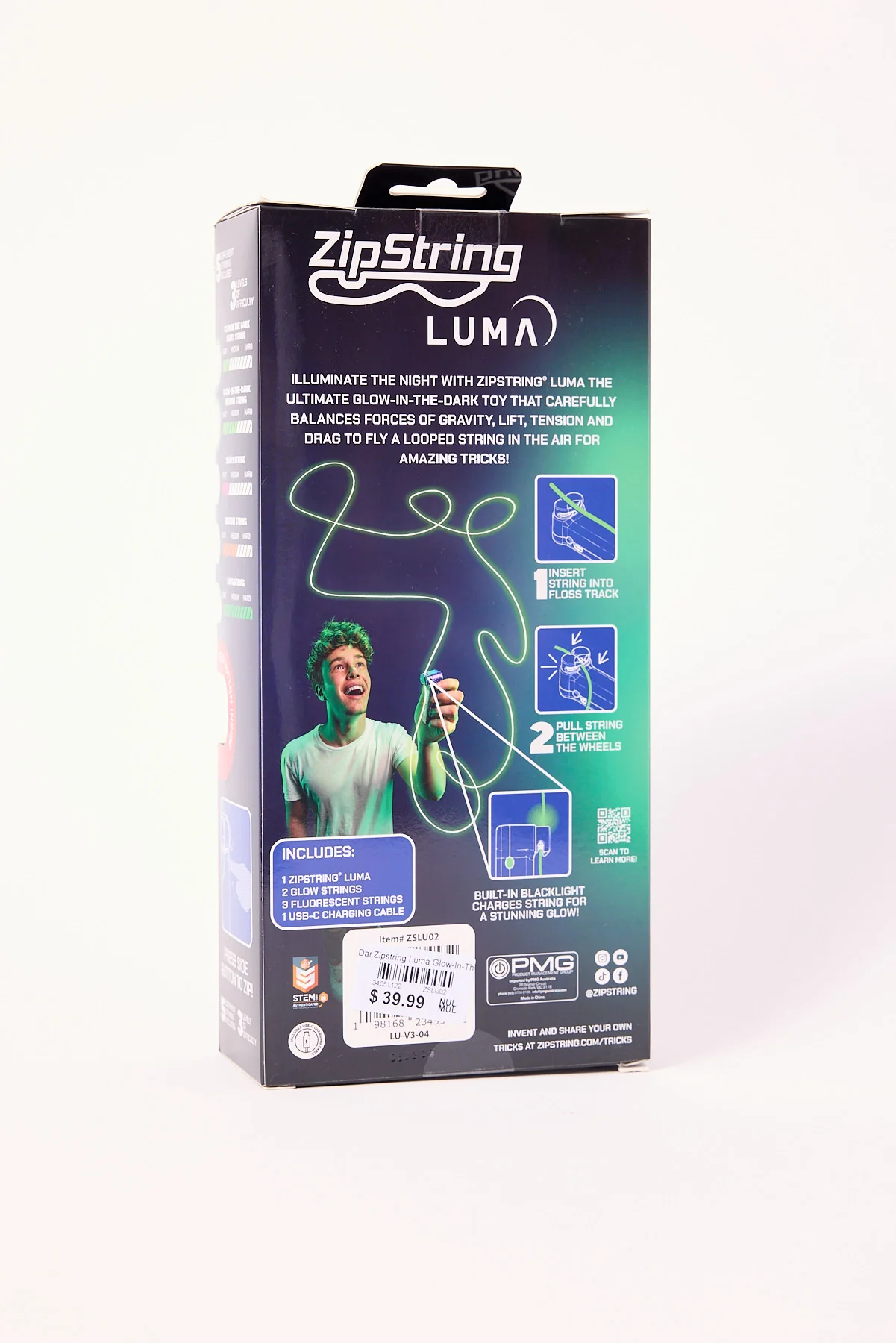 Pmg Australia Zipstring Luma Glow-In-The-Dark Multi - Image 3