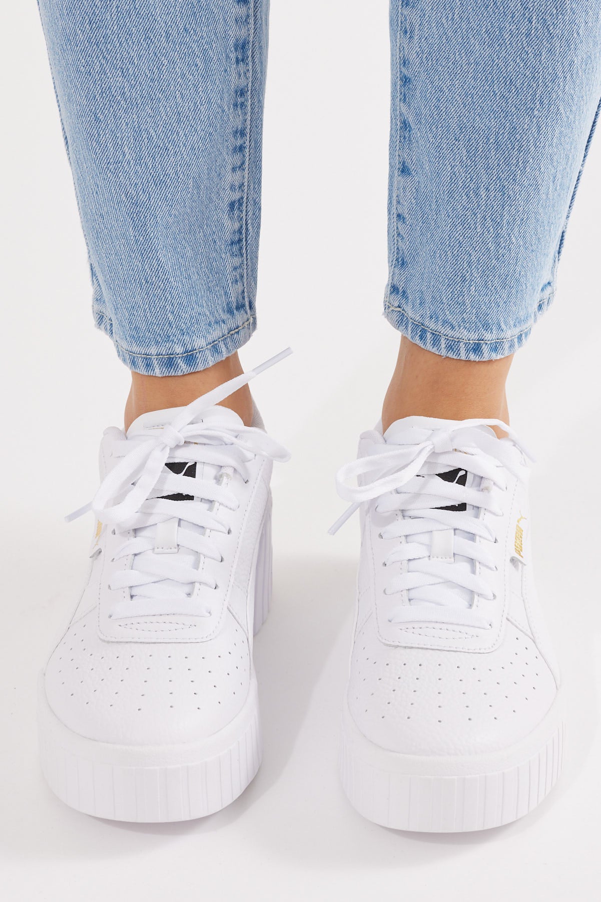 Puma Cali Wedge White/White - Image 6