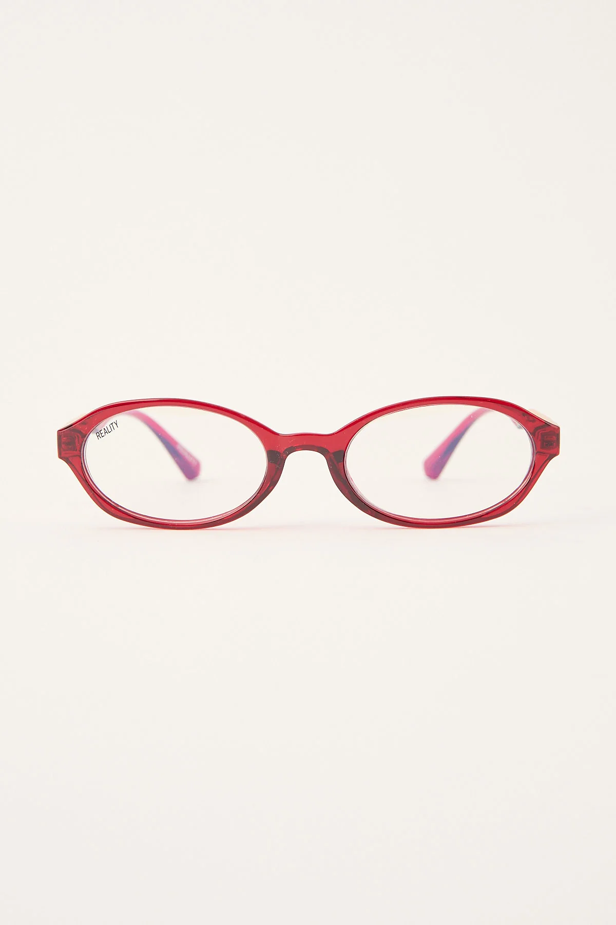 Reality Eyewear The Fixx Cherry/Blue Light Lens