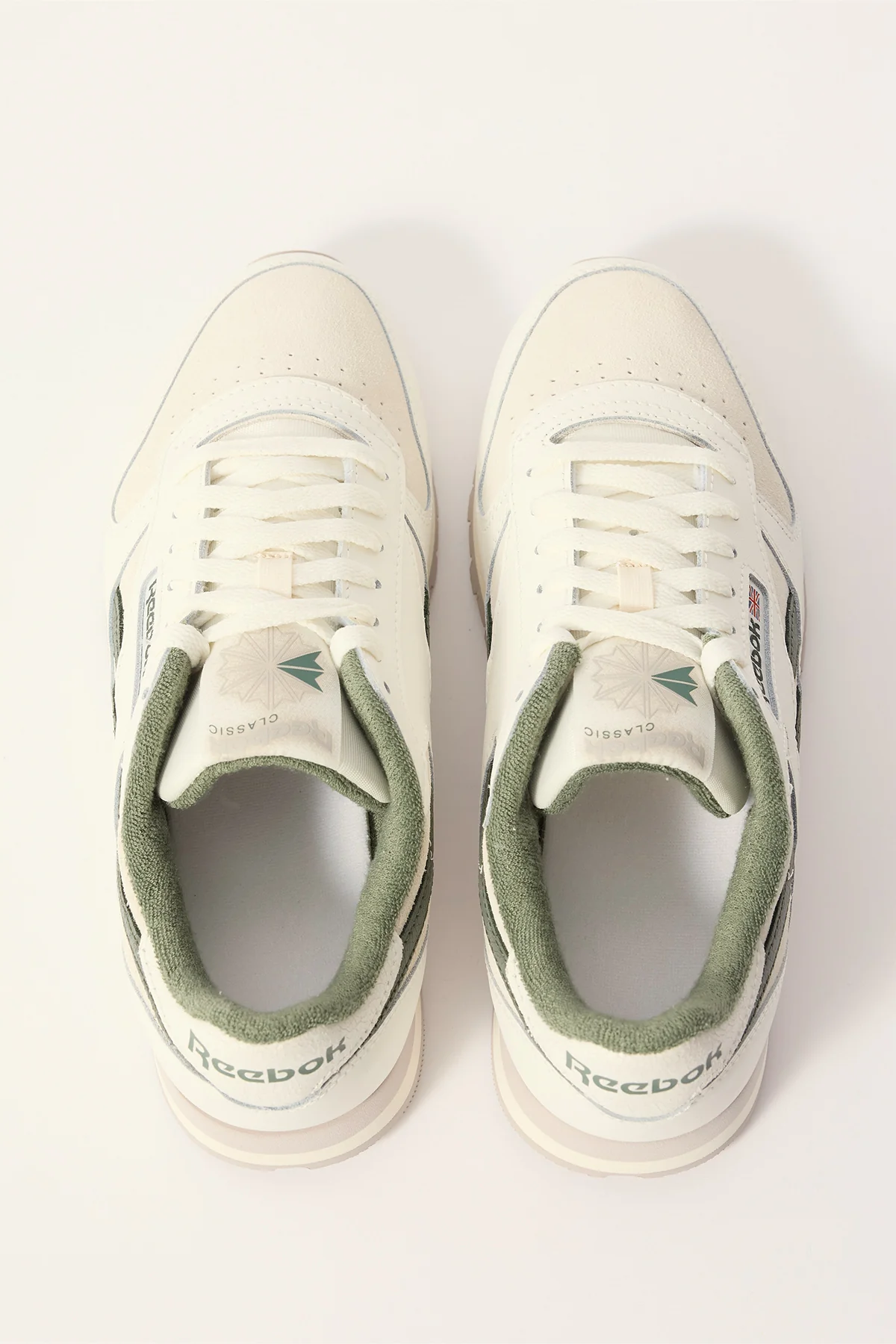 Reebok Classic Leather Chalk Breakaway Green - Image 3