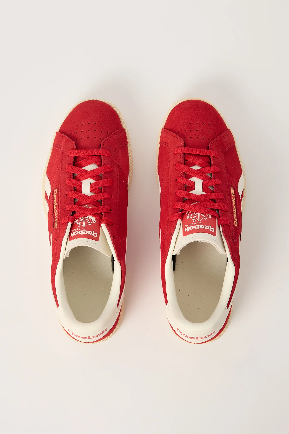 Reebok Club C Grounds UK Sneaker Vector Red - Image 3