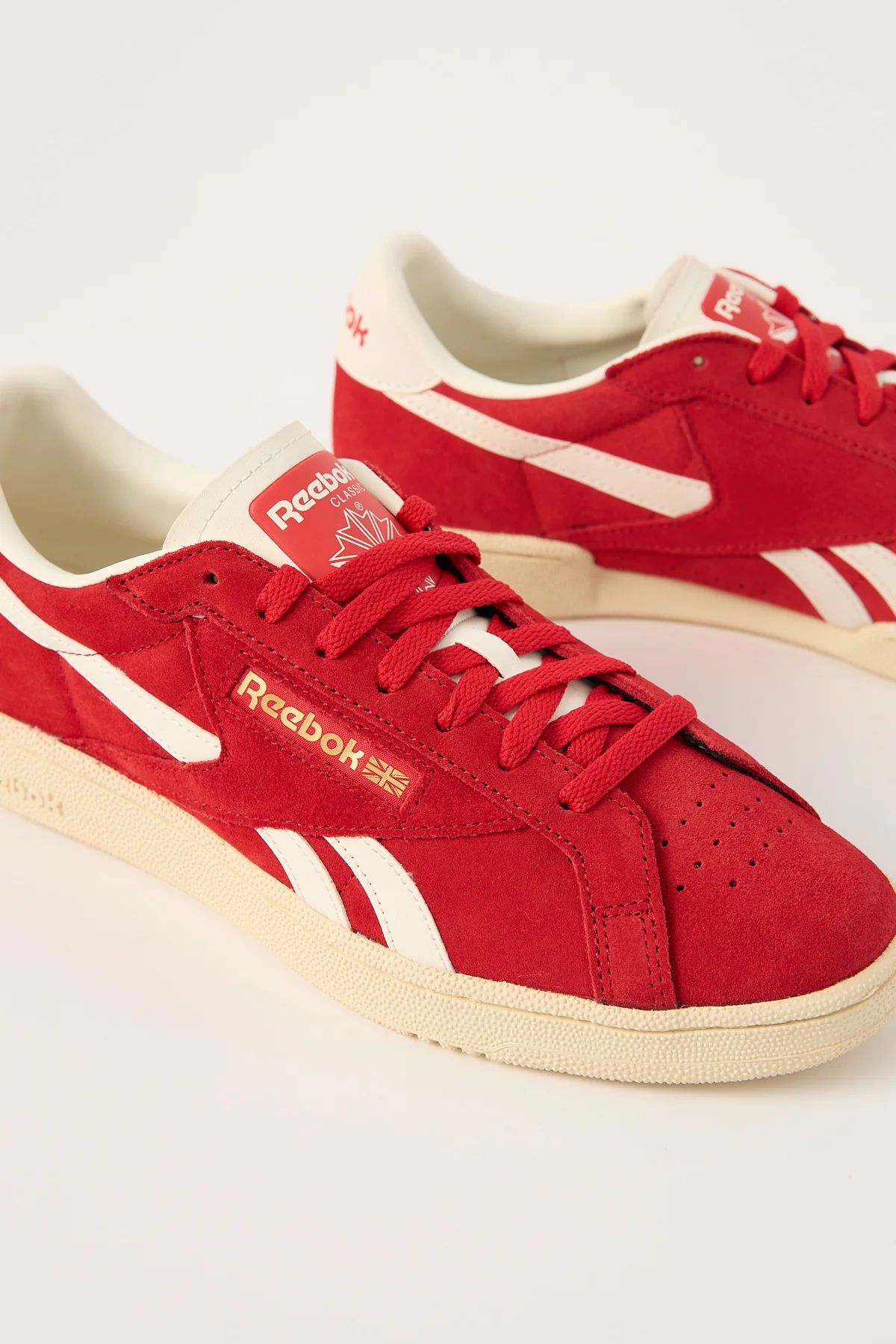 Reebok Club C Grounds UK Sneaker Vector Red - Image 4