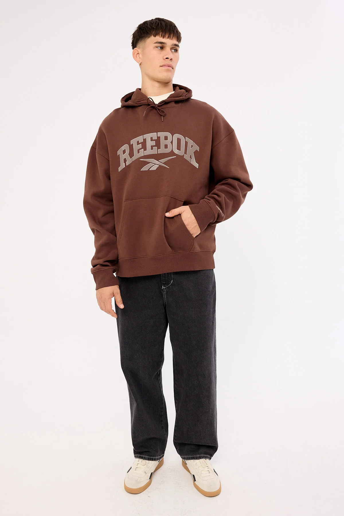 Reebok Ellis Varsity Hoody Campus Brown - Image 2