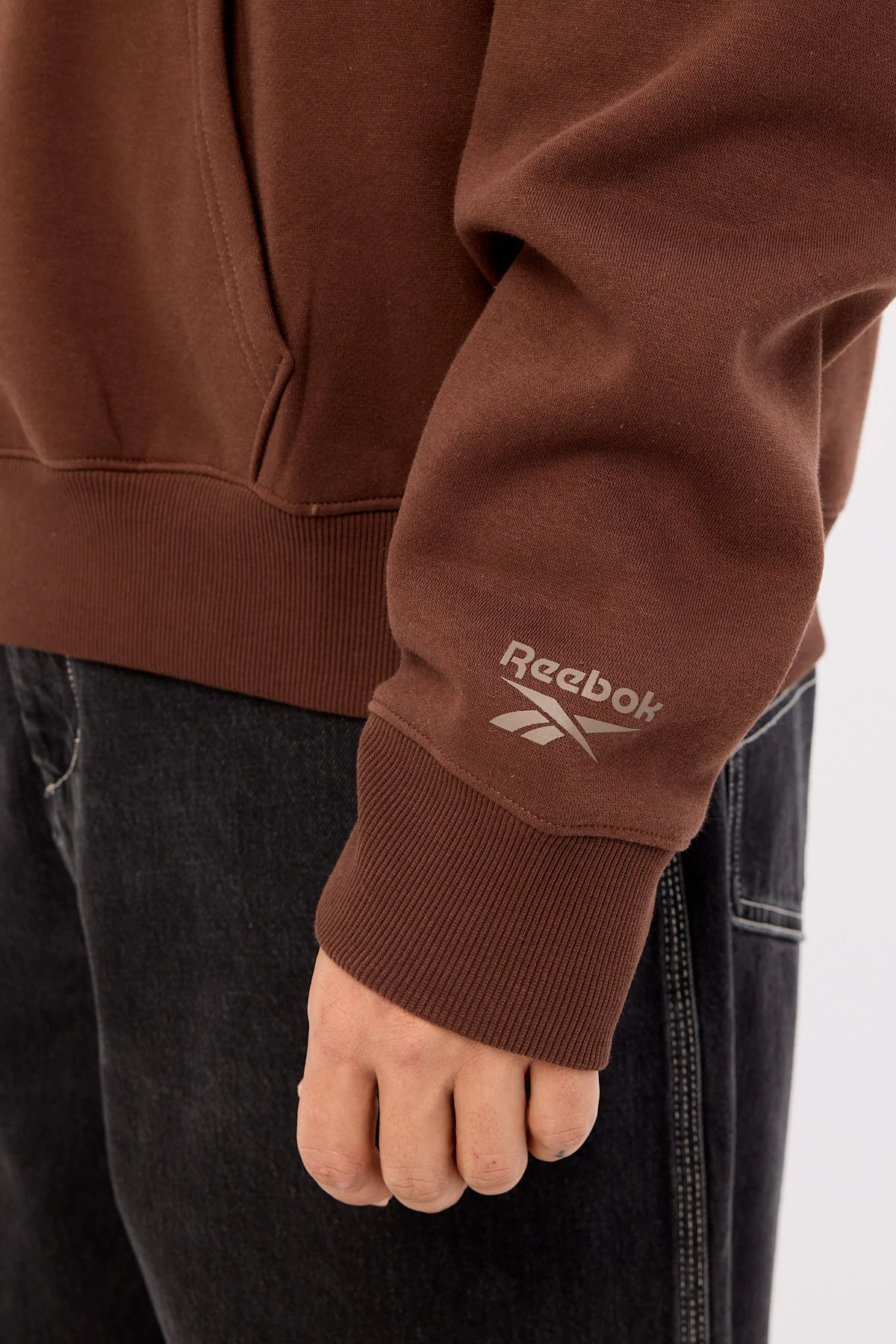 Reebok Ellis Varsity Hoody Campus Brown - Image 5