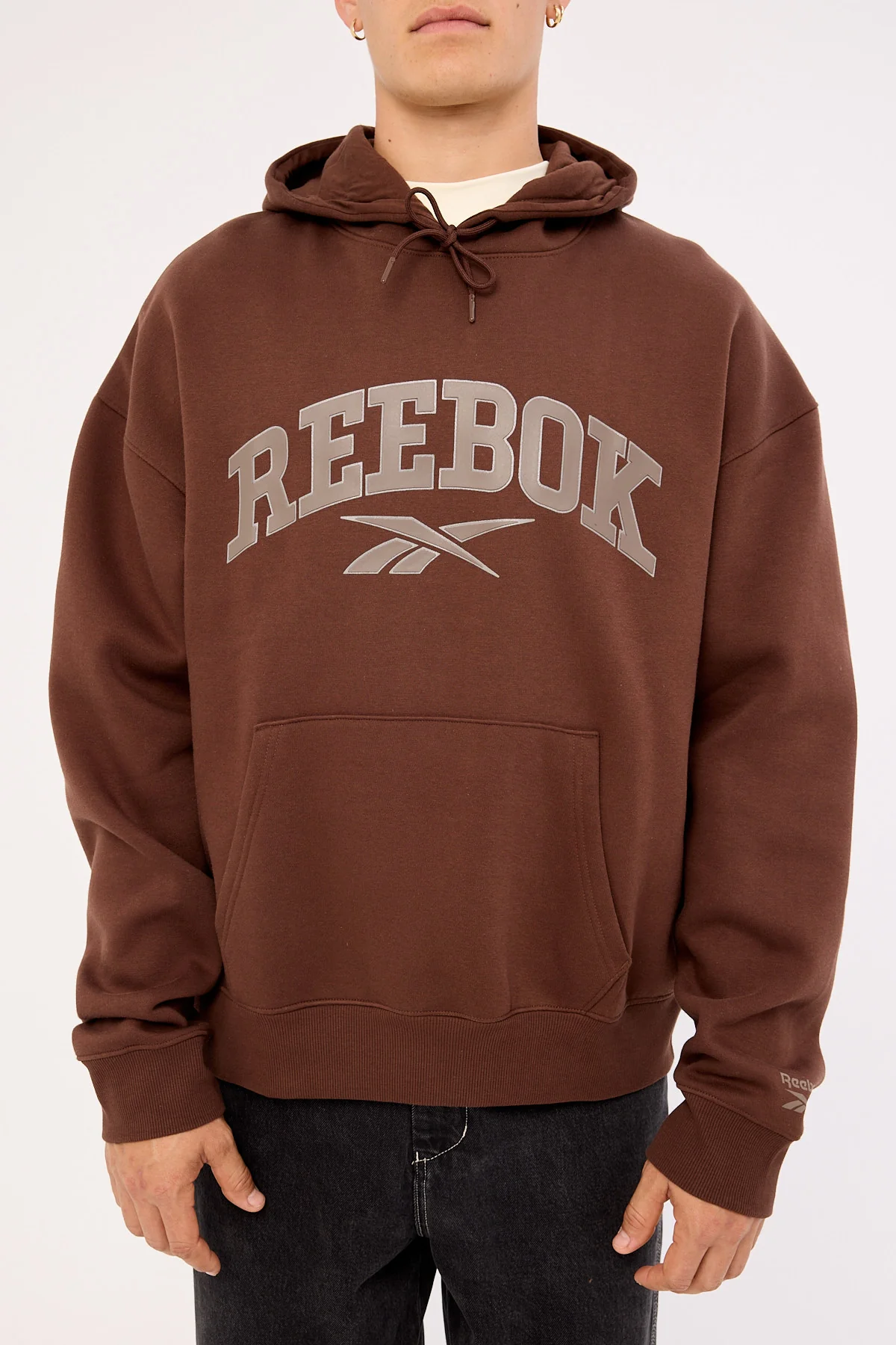 Reebok Ellis Varsity Hoody Campus Brown - Image 7