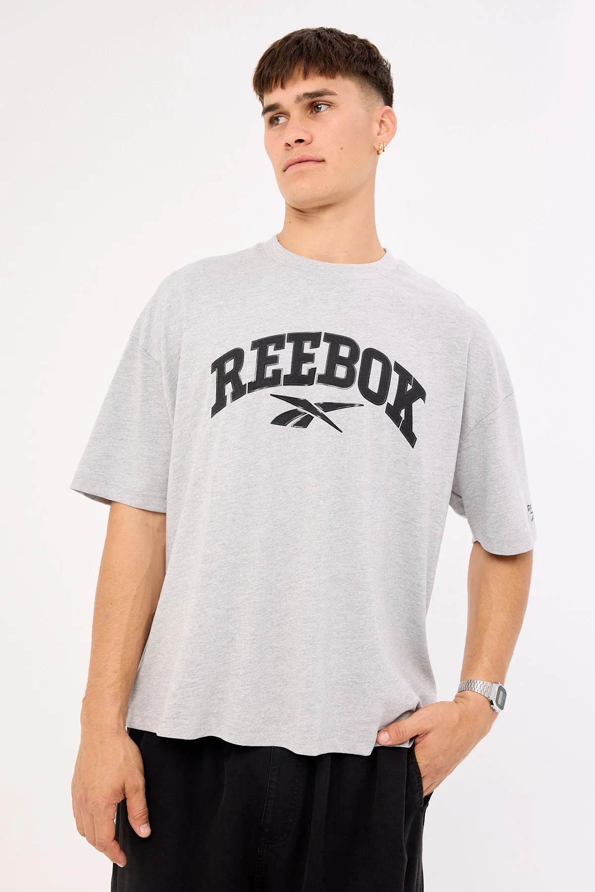 Reebok Paul SS Tee Light Grey Marle