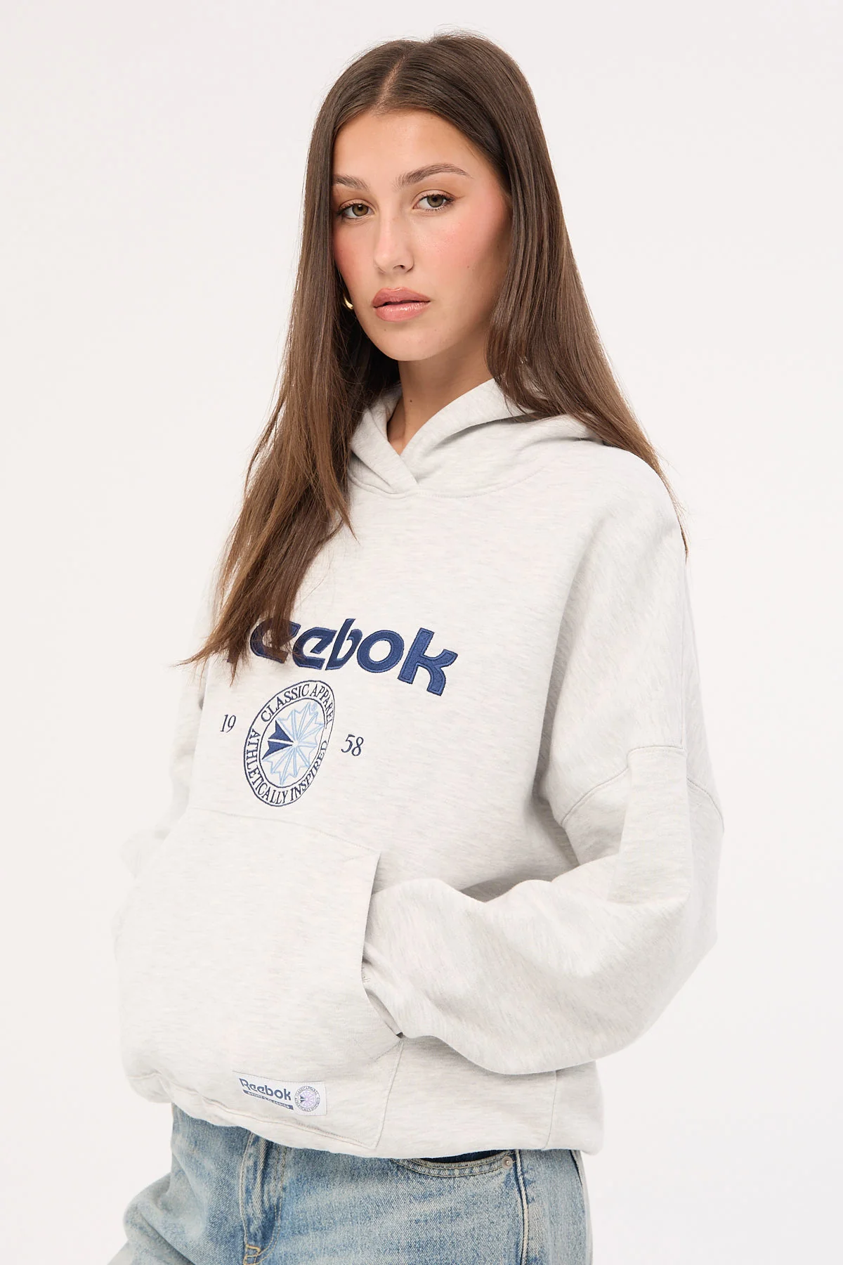 Reebok Reebok 1958 Hoodie Grey - Image 3