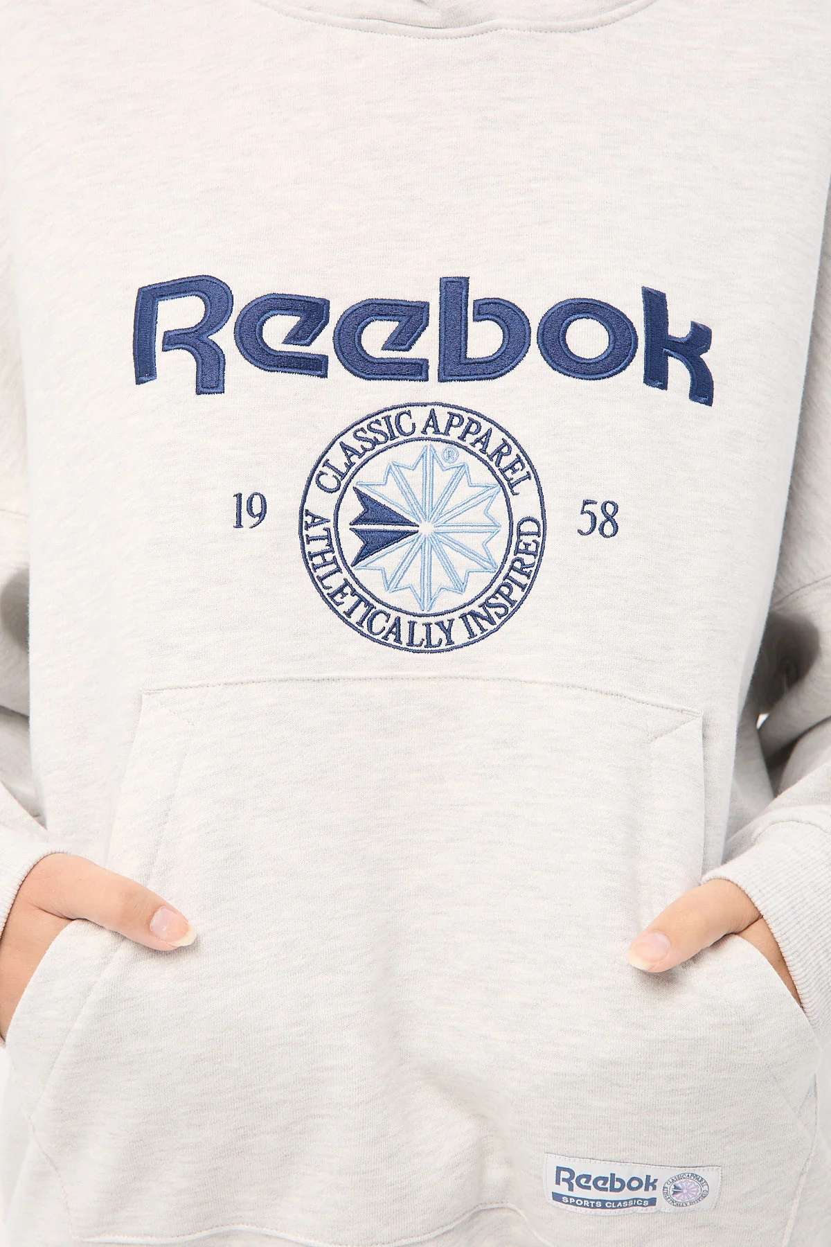 Reebok Reebok 1958 Hoodie Grey - Image 5