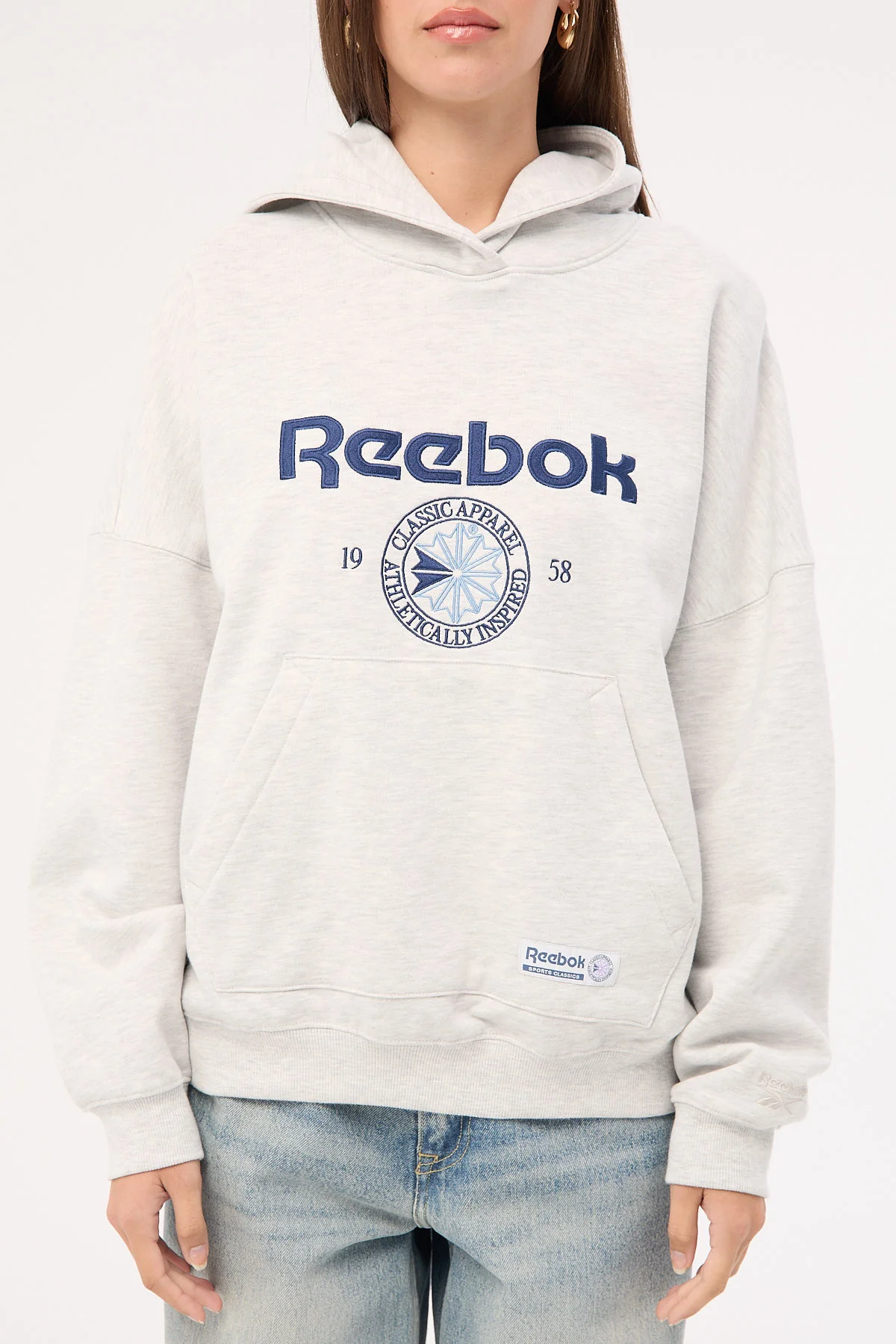 Reebok Reebok 1958 Hoodie Grey - Image 6