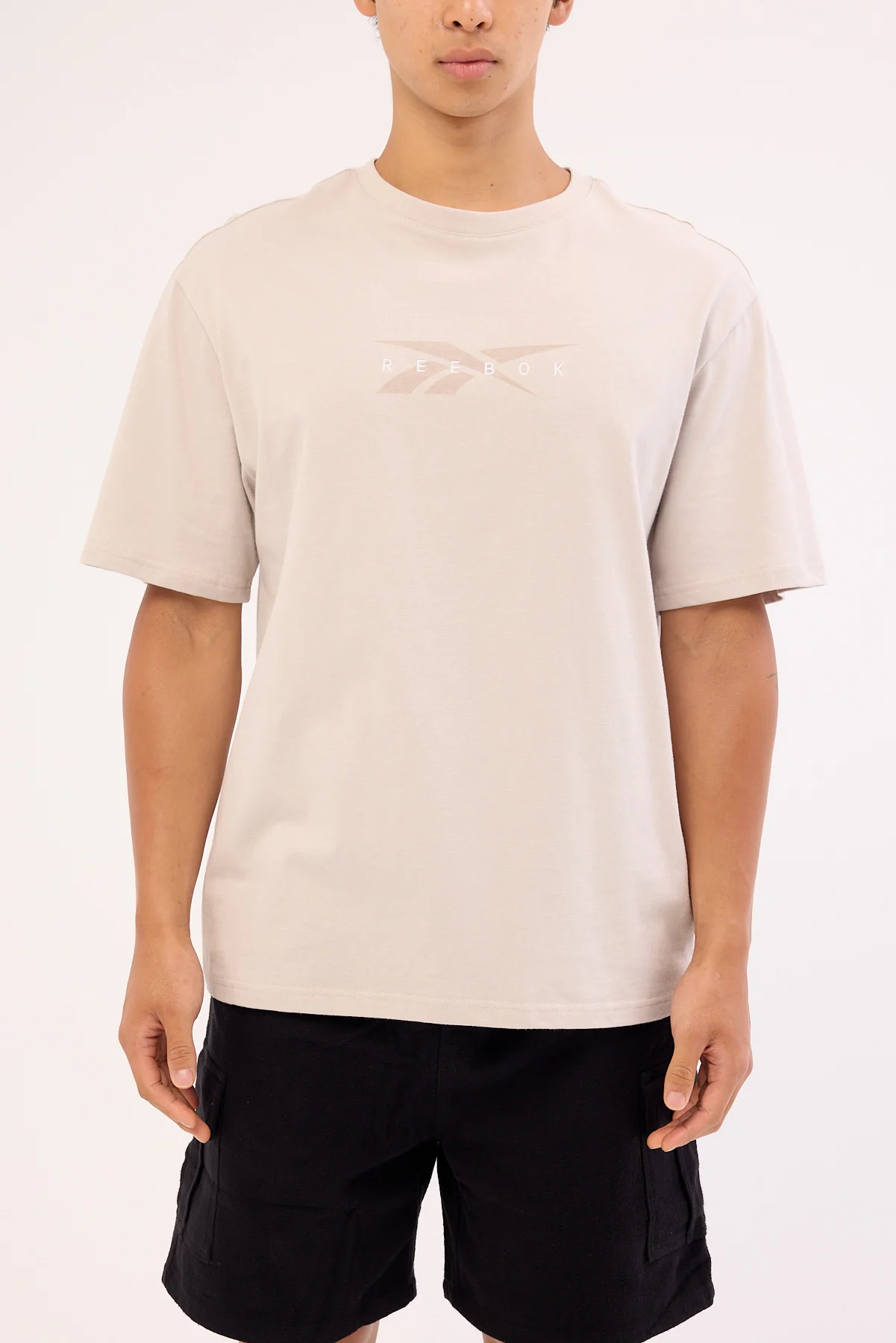 Reebok Reebok Embroidery Tee Taupe - Image 6