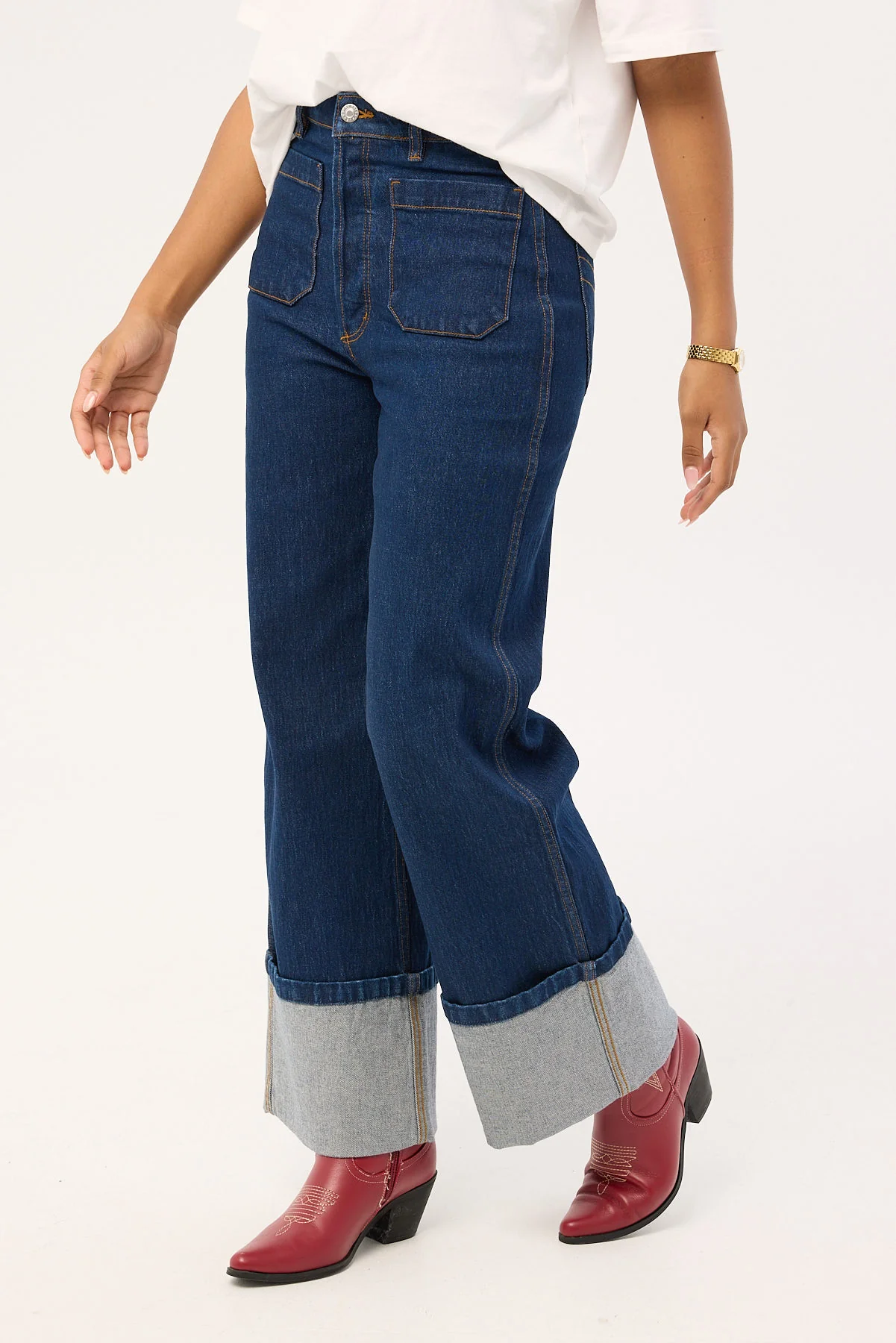 Rolla's Sailor Jean Riley Blue - Image 4