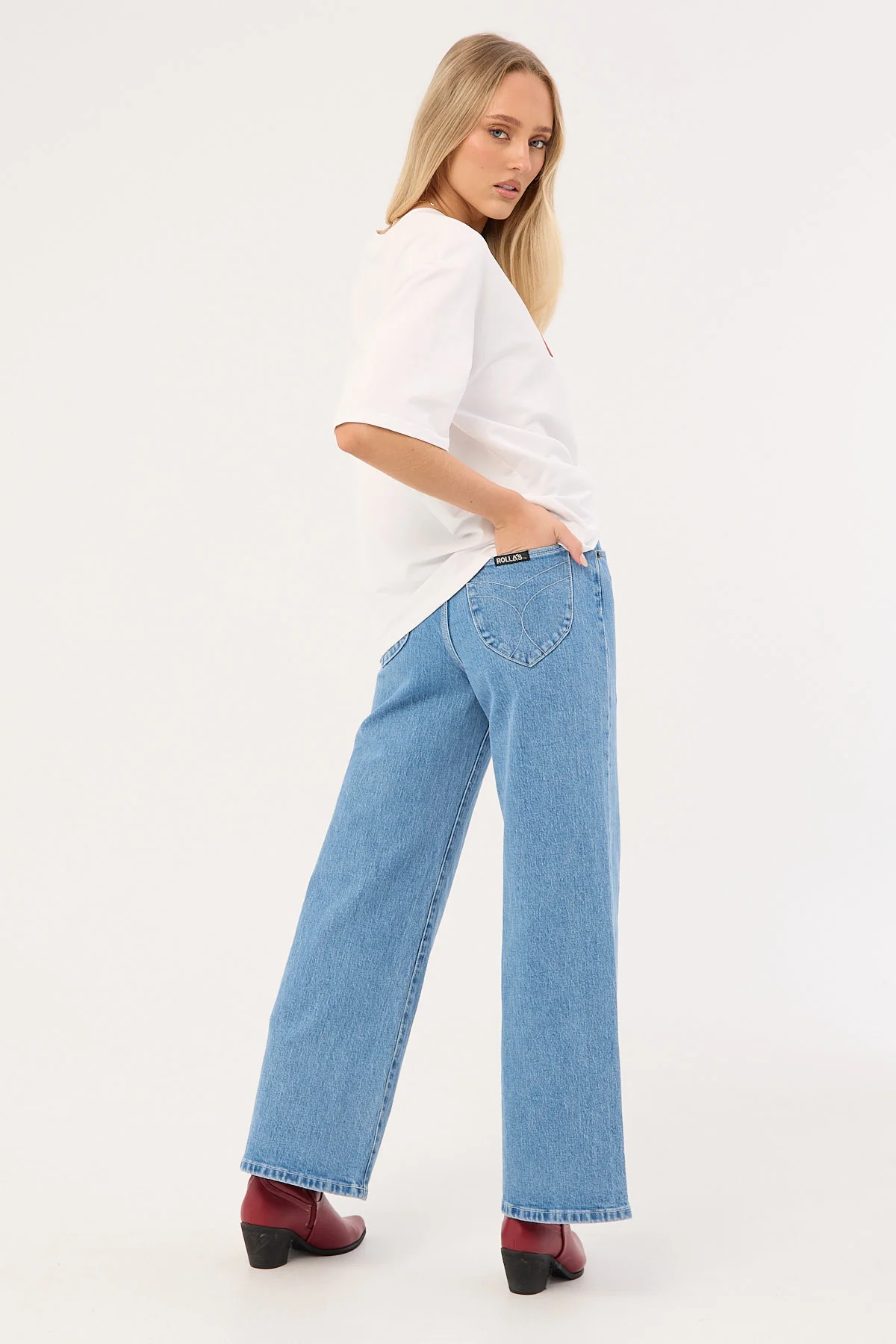 Rolla's Sailor Scoop Jean Lily Blue - Image 4
