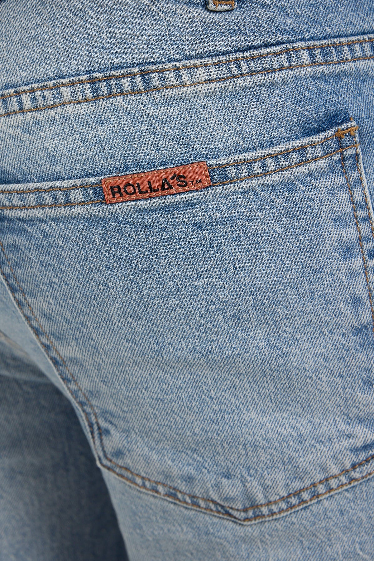 Rolla's Tim Slim Mid Blue - Image 4