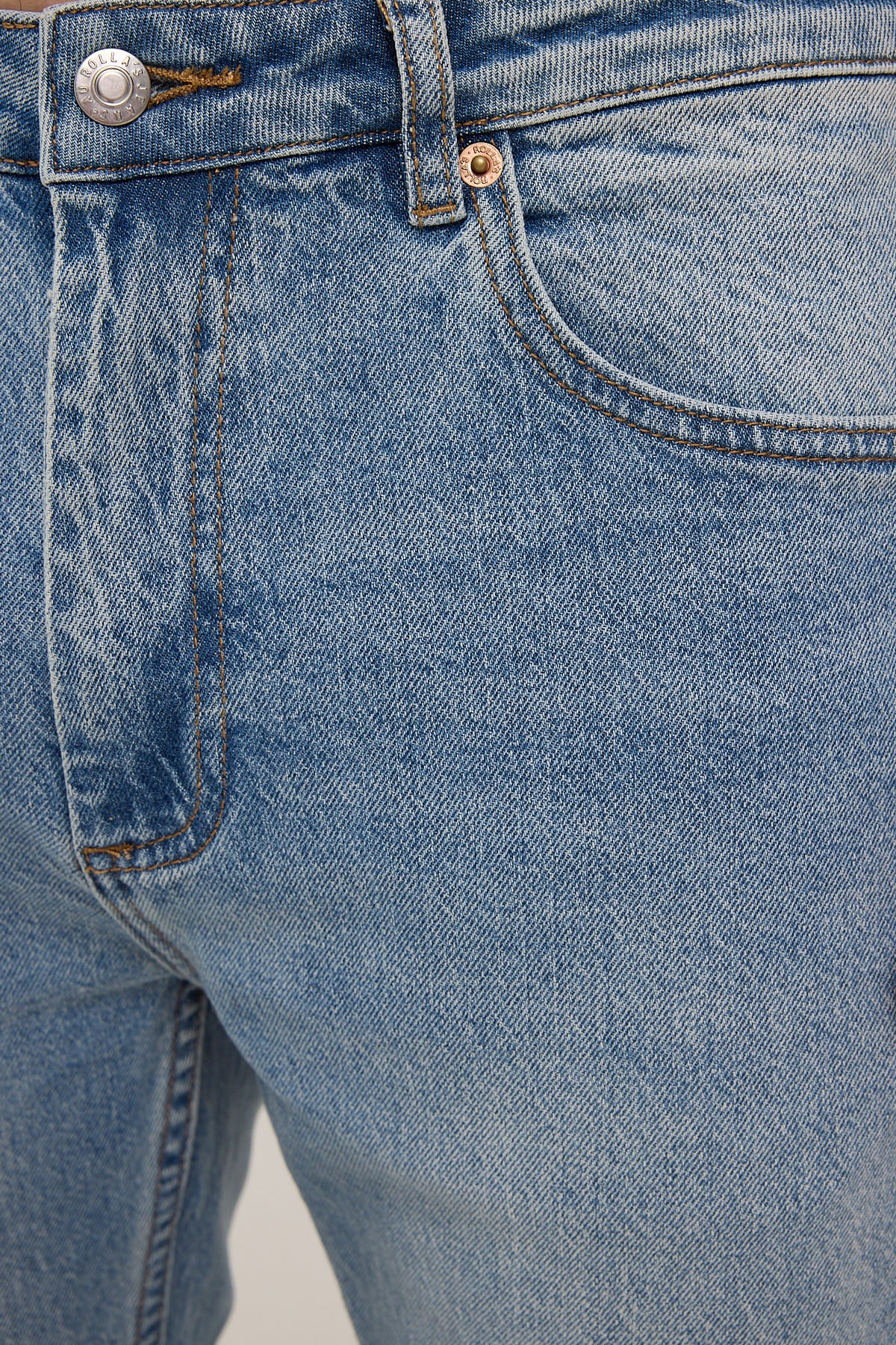 Rolla's Tim Slim Mid Blue - Image 5