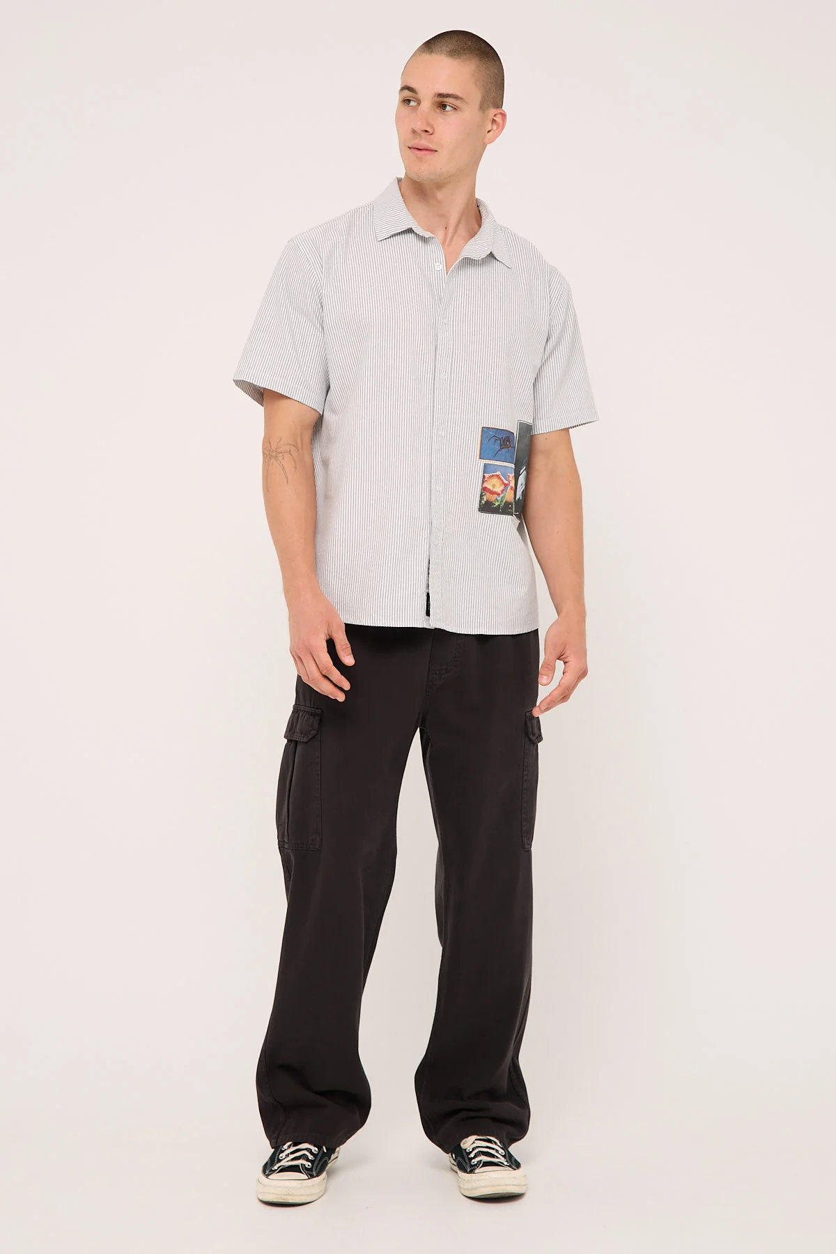 Rolla's Tradie Cargo Pant Sulphur Black