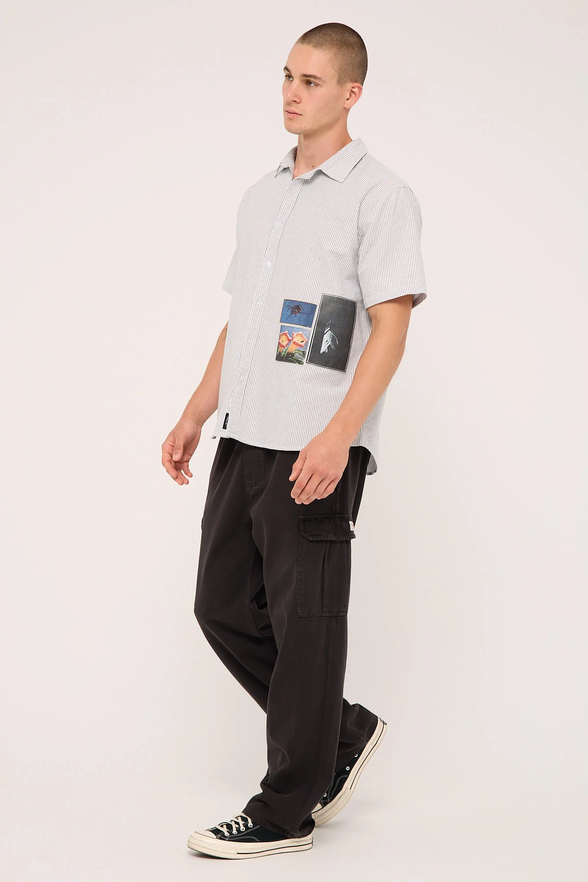 Rolla's Tradie Cargo Pant Sulphur Black - Image 3