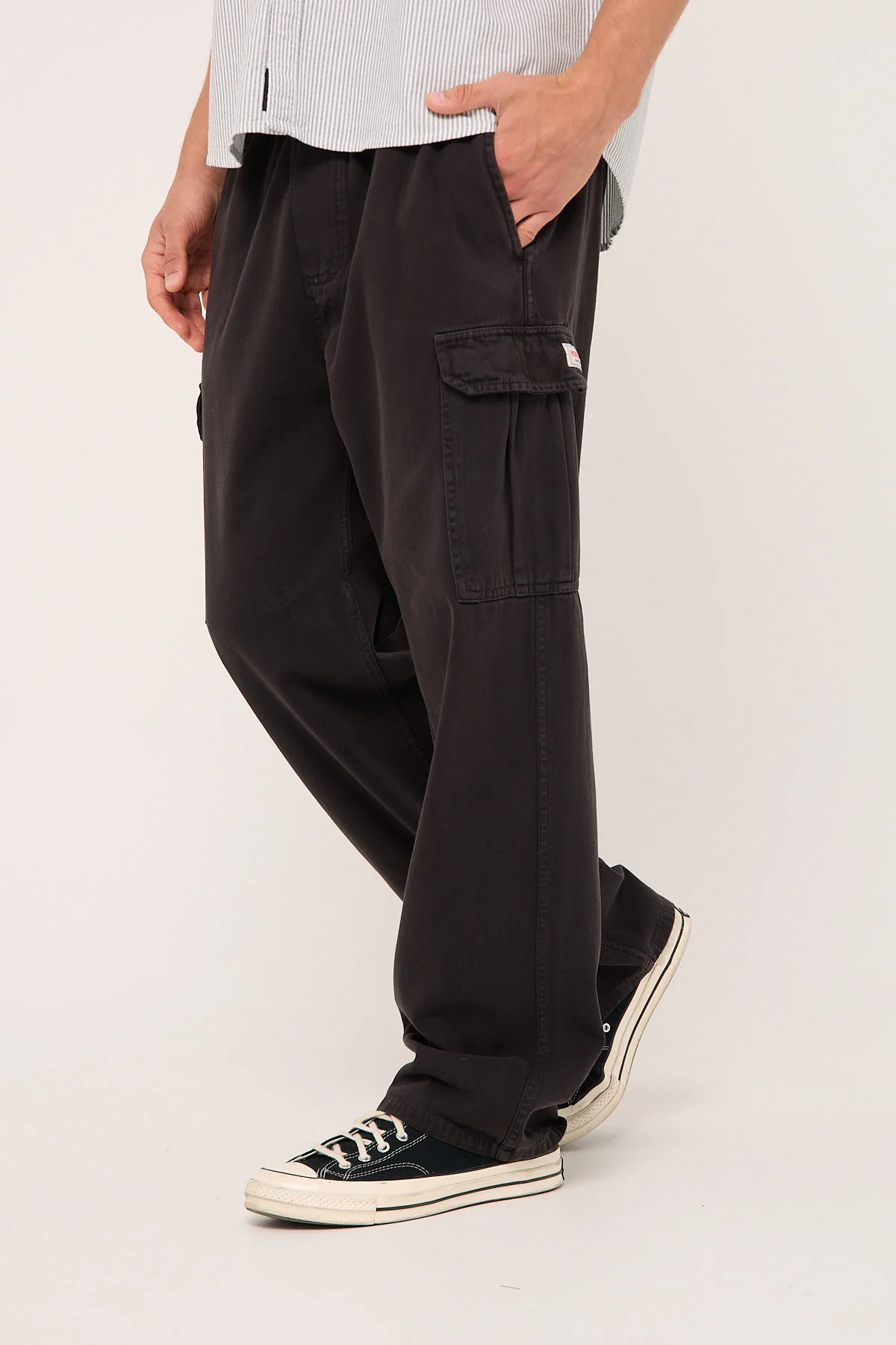 Rolla's Tradie Cargo Pant Sulphur Black - Image 4