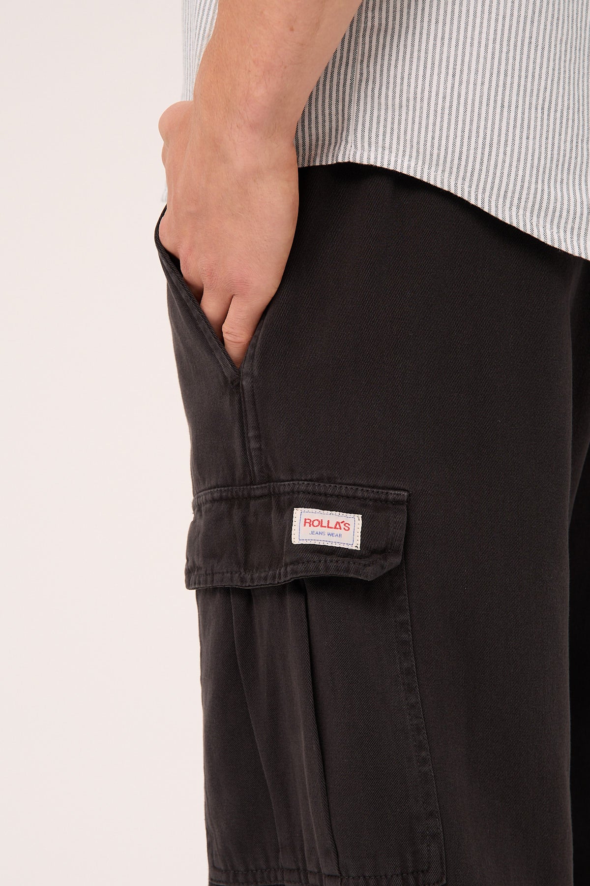 Rolla's Tradie Cargo Pant Sulphur Black - Image 7