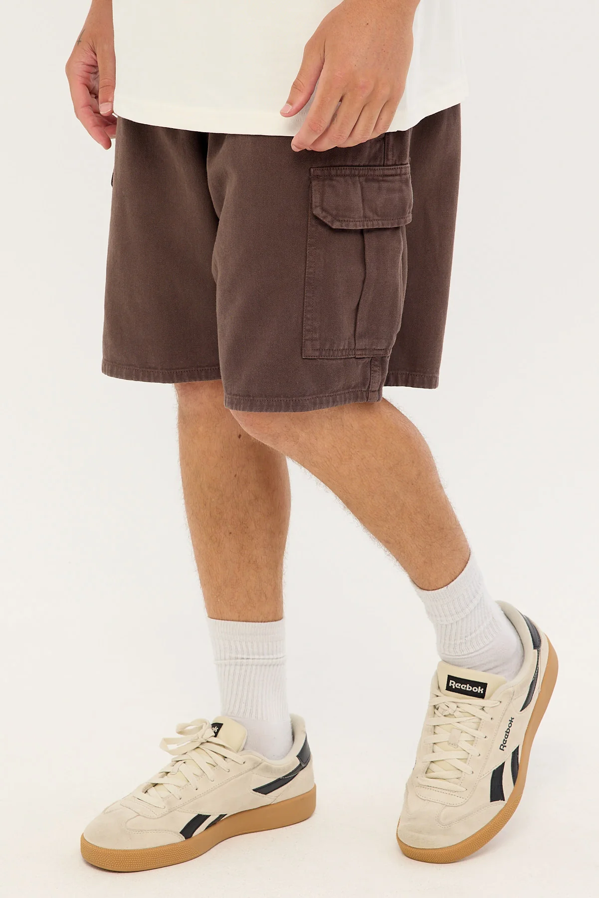 Rolla's Tradie Cargo Short Dark Cocoa - Image 3